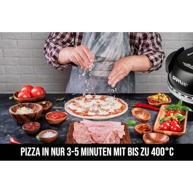 G3Ferrari, Pizzaofen »G1000610 Delizia schwarz«, Grill online bestellen
