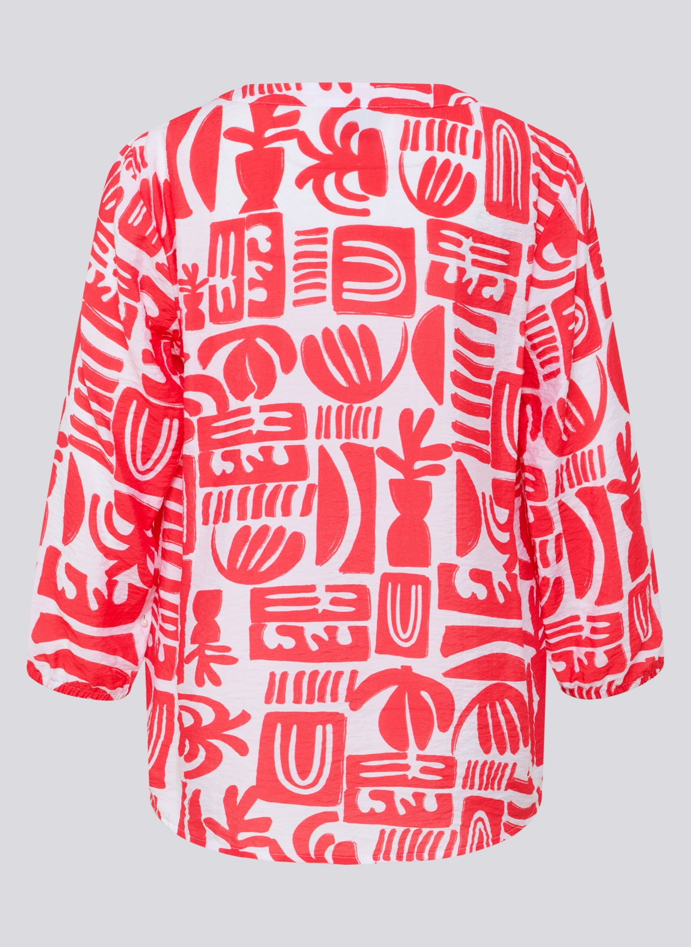 Rabe Klassische Bluse mit All-Over Print