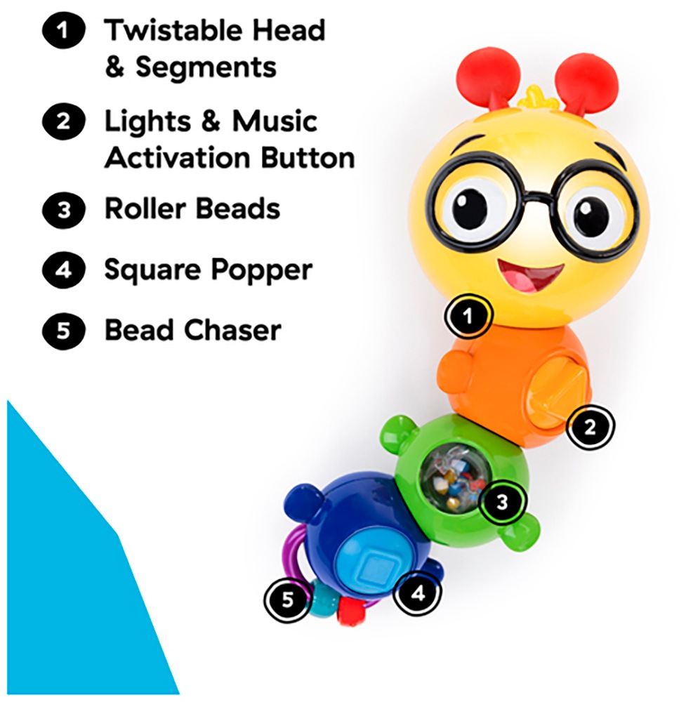 Baby Einstein Greifspielzeug »Sensorik-Spielzeug Twist-a-Pal Cal« mit Sound
