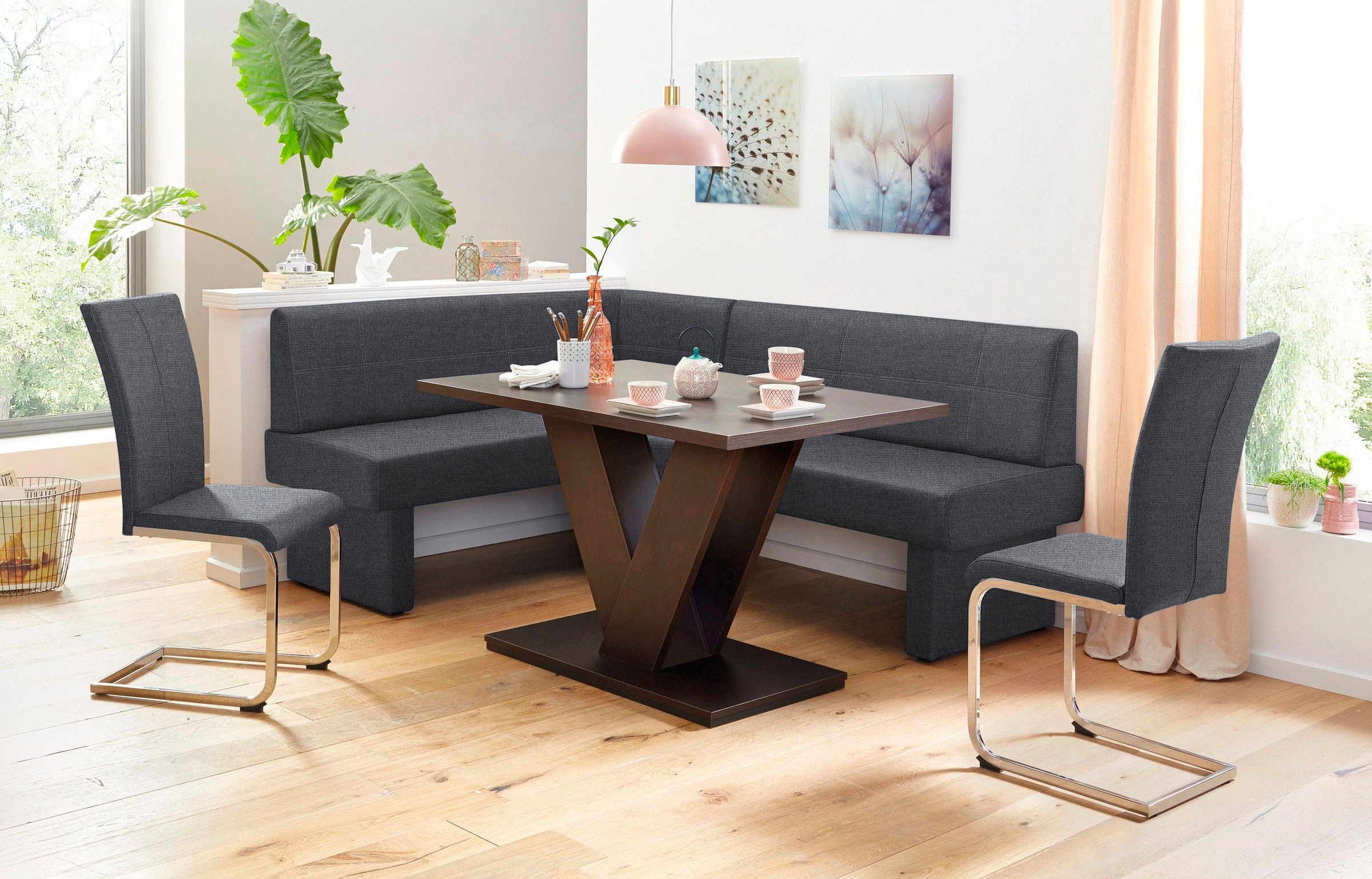 Home affaire Eckbank "Nils" Sitz und Rücken gepolstert, verschiedene Qualit günstig online kaufen