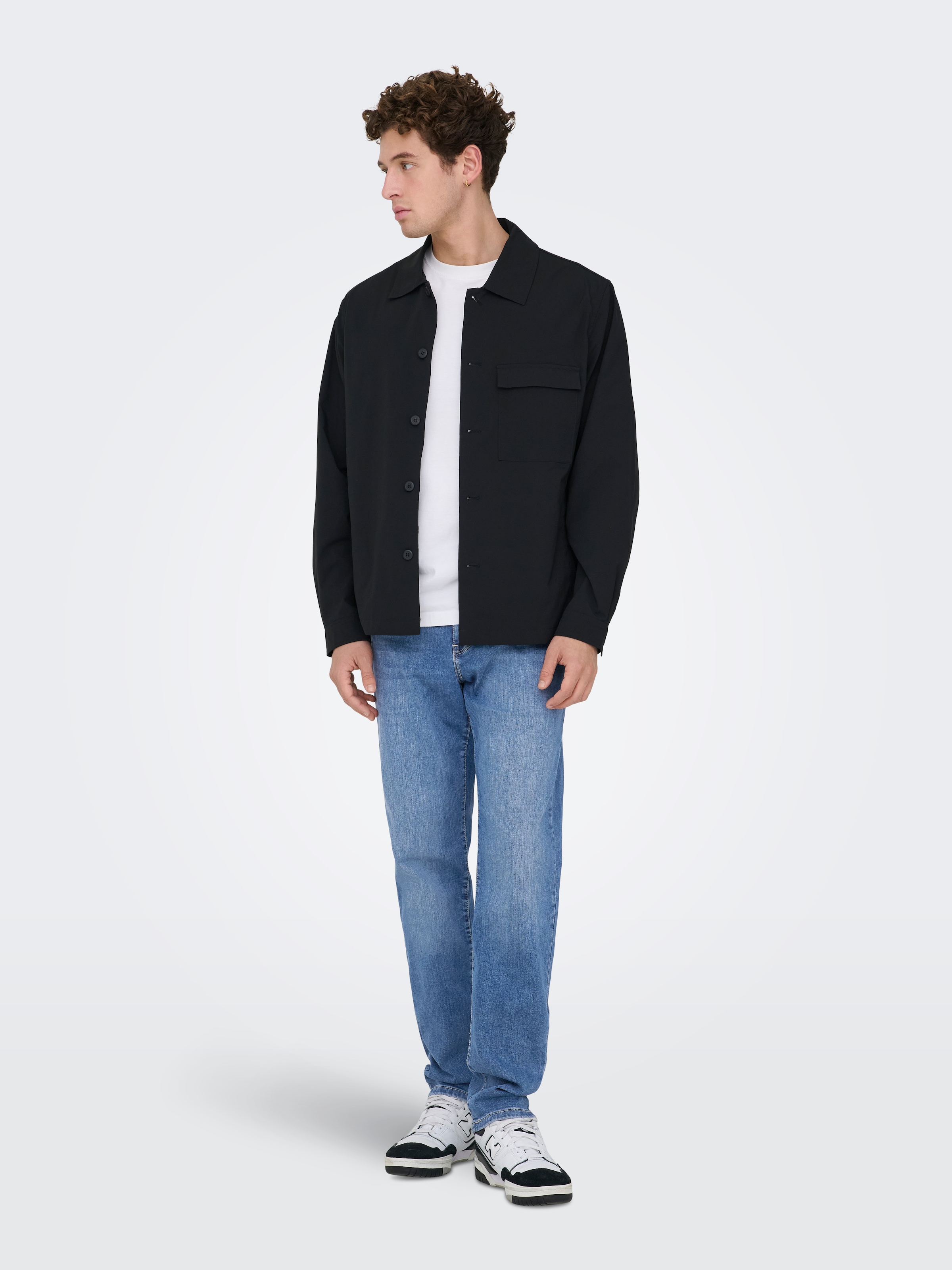 ONLY & SONS Regular-fit-Jeans »ONSWEFT REG. MB 6755 MAT DNM NOOS« Baumwollmischung, regular fit