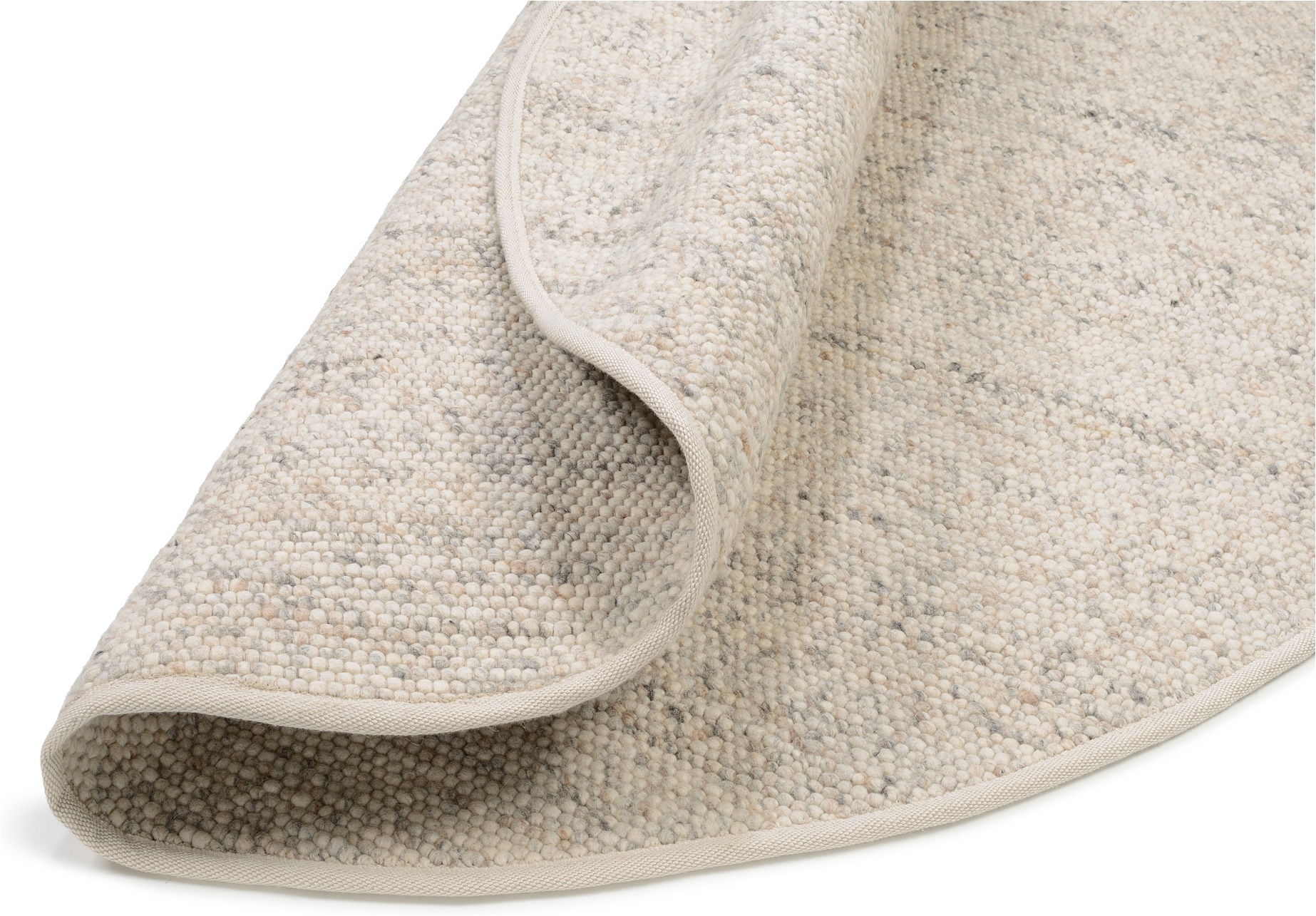OCI DIE TEPPICHMARKE Teppich »FAVORIT« rund 12 mm Höhe Handweb-Teppich aus Indien, handgewebt, hochwertig verarbeitet