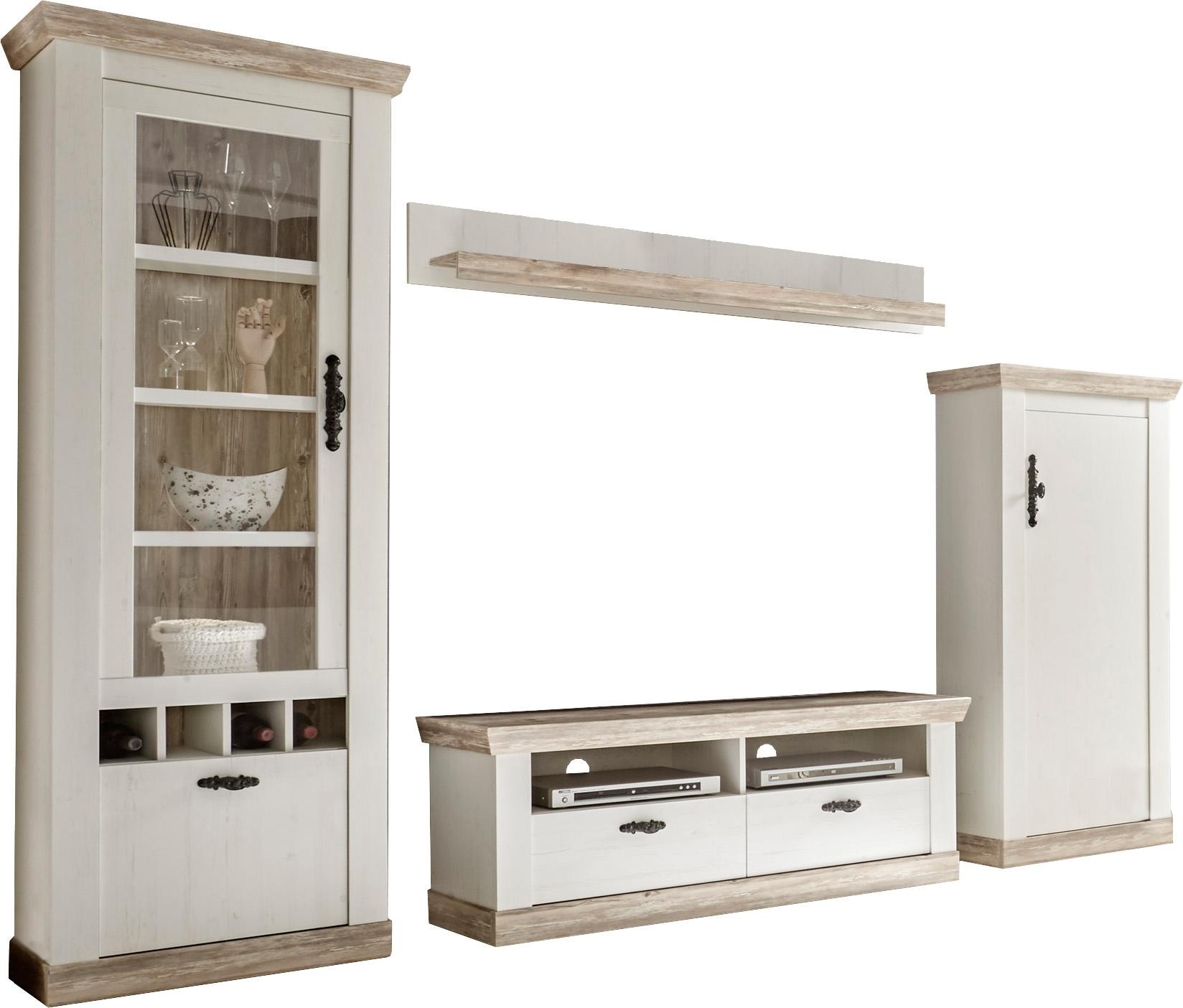 Home affaire Wohnwand »Florenz, Anbauwand im Landhausstil, Komplettset mit günstig online kaufen