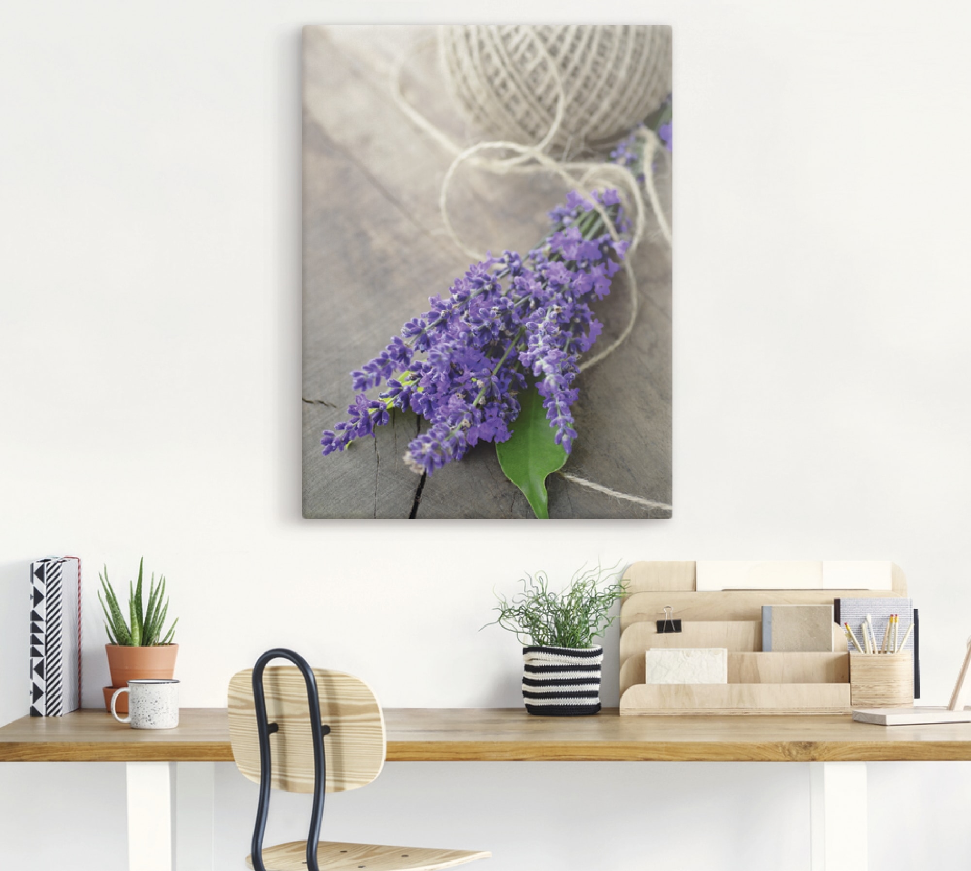 Artland Wandbild »Lavendel Strauß«, Blumen, (1 St.), als Leinwandbild, Post günstig online kaufen