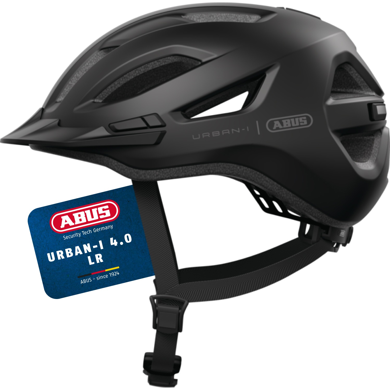 ABUS Fahrradhelm »URBAN-I 4.0 LR« schwarz M/905 Kopfumfang: 54cm - 58cm Fahrradhelm