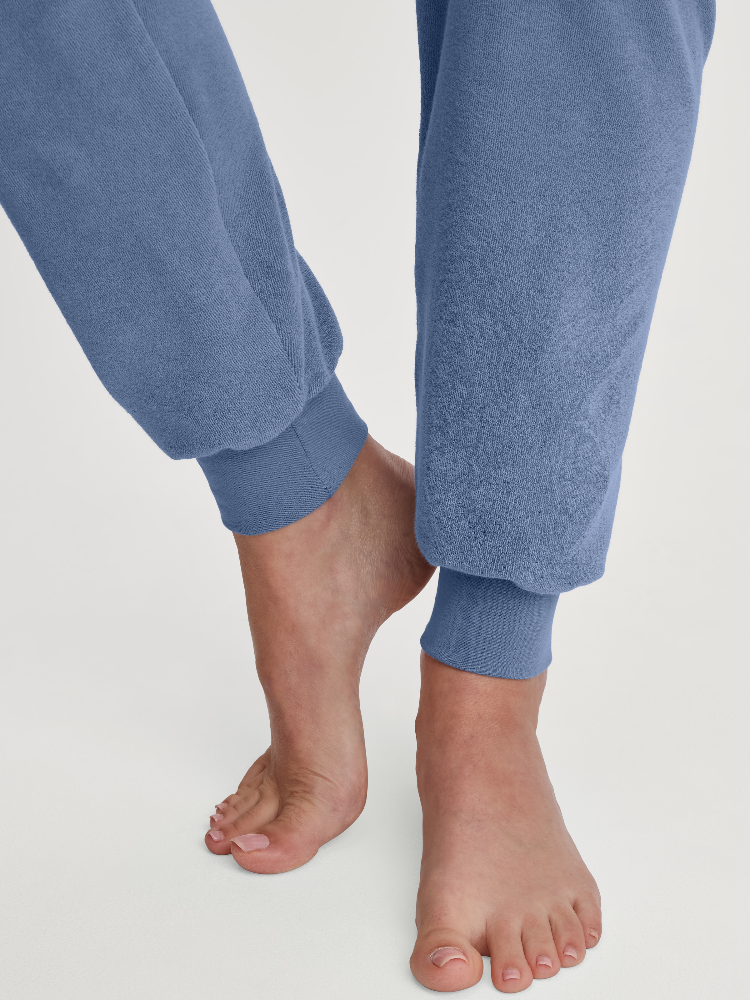 CALIDA Schlafanzug »Soft Dreams« 2 tlg. Ringel-Design, warm, weich, Frottee-Qualität, Cotton-Mix