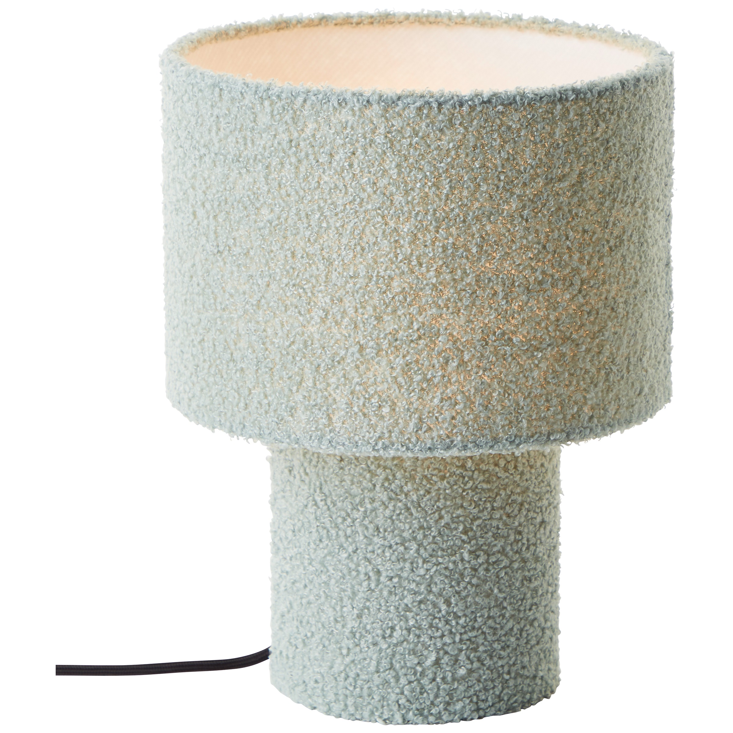 Brilliant Tischleuchte »Teddy«, 1 flammig, Leuchtmittel E27 | ohne Leuchtmittel, flauschiger Teddystoff, 30 x 23 cm, E27, Textil