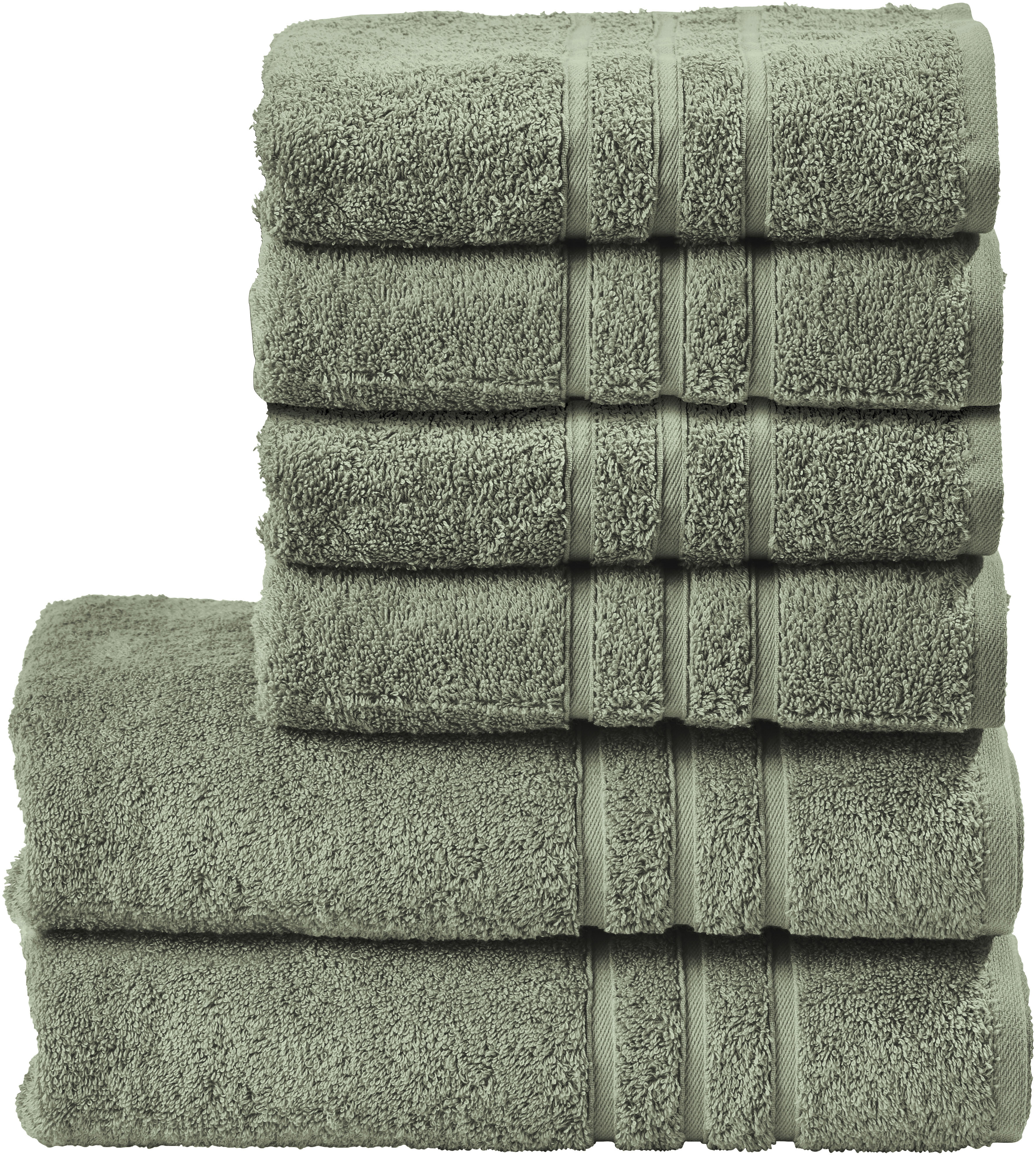 done.® Handtuch Set »Daily Uni«, Set, 6 tlg., Walkfrottier, saugfähiges Walkfrottier,... kaufen