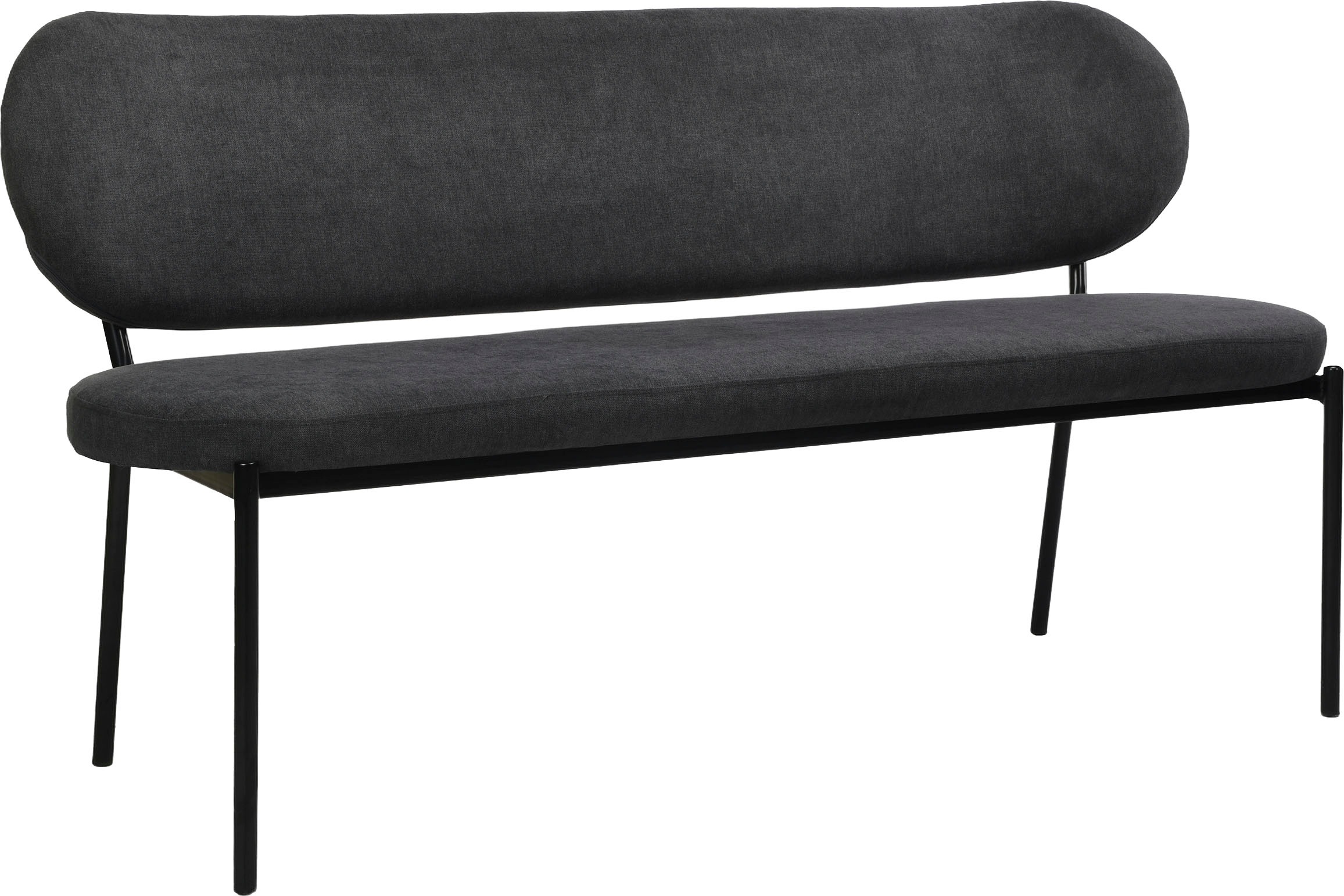 byLIVING Sitzbank »Jersey«, mit Webstoff-Bezug, mit Rückenlehne, Breite 160 cm