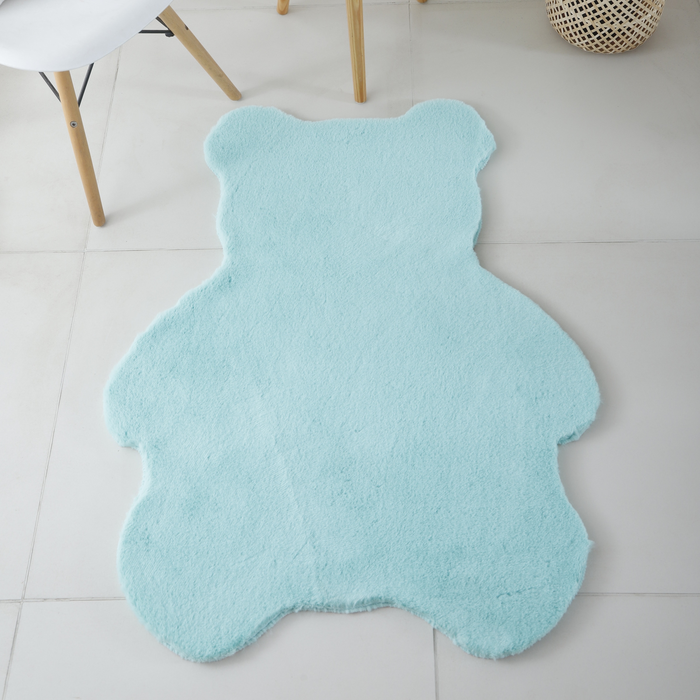 Ayyildiz Teppiche Designteppich »CATY 5303«, Motivform, 25 mm Höhe, Teddy, günstig online kaufen