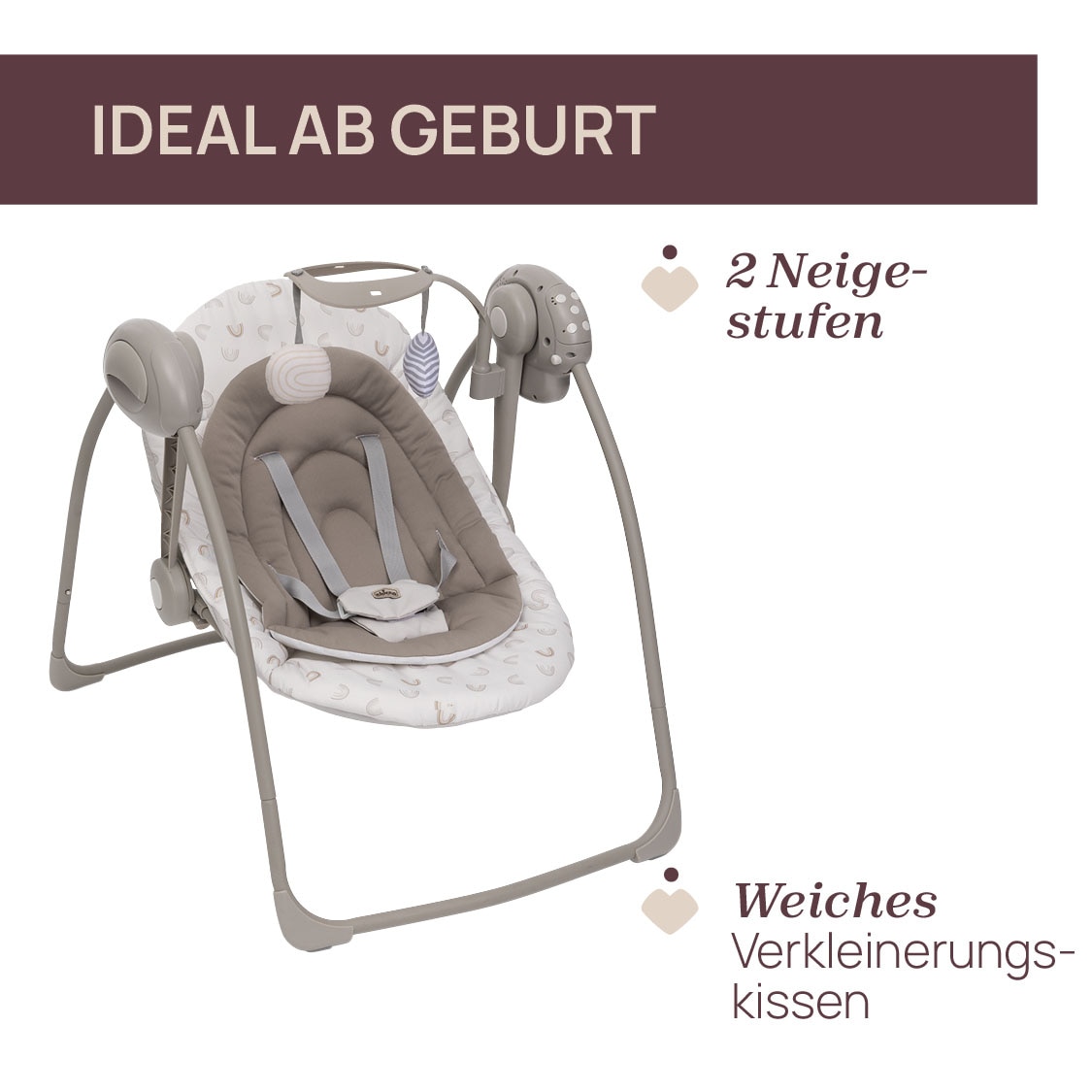 Chicco Babywippe »Swing & Play« bis 9 kg