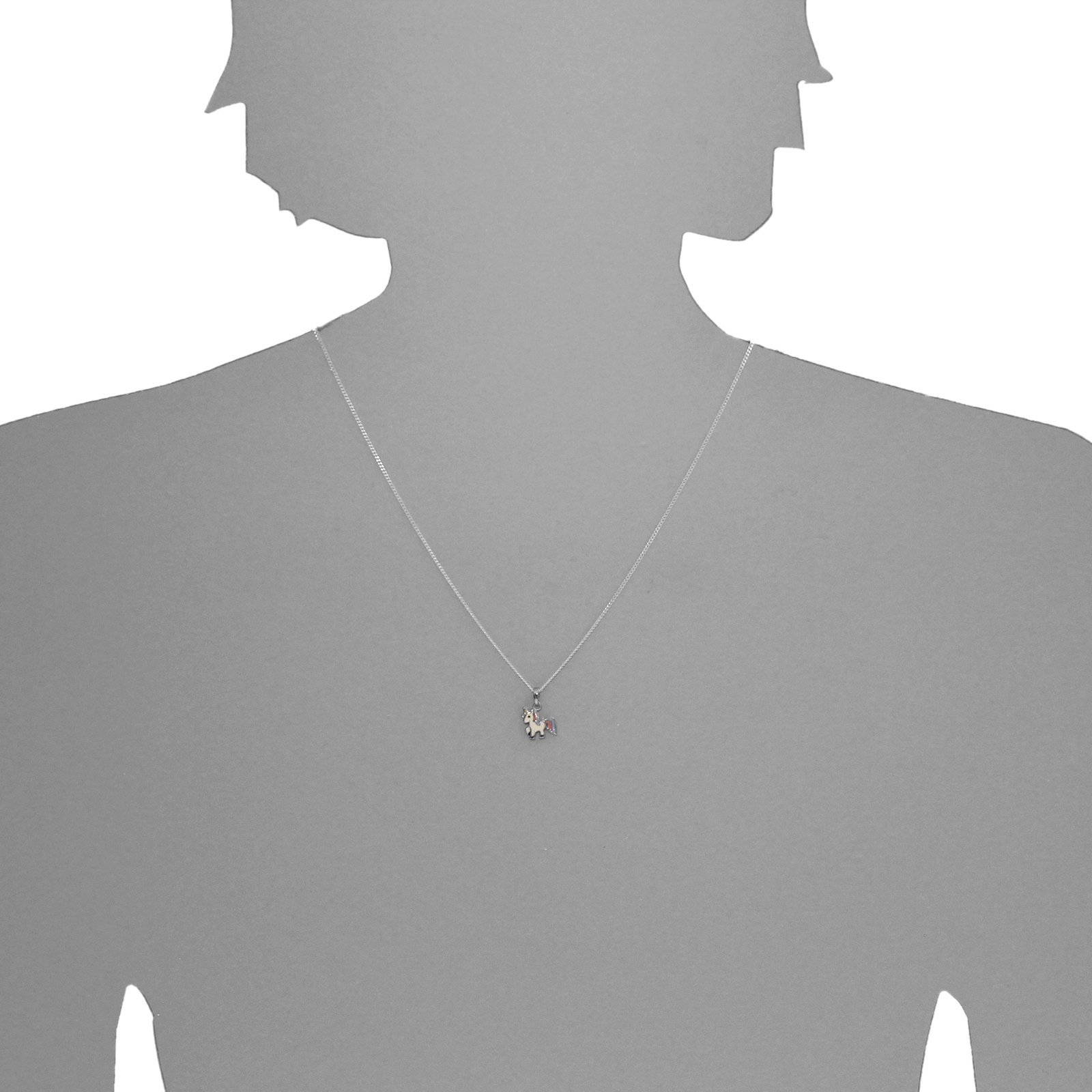 OSTSEE-SCHMUCK Kette mit Anhänger »Ostsee-Schmuck Kette mit Anhänger Kreuz 17x11 mm«, (2 tlg.)