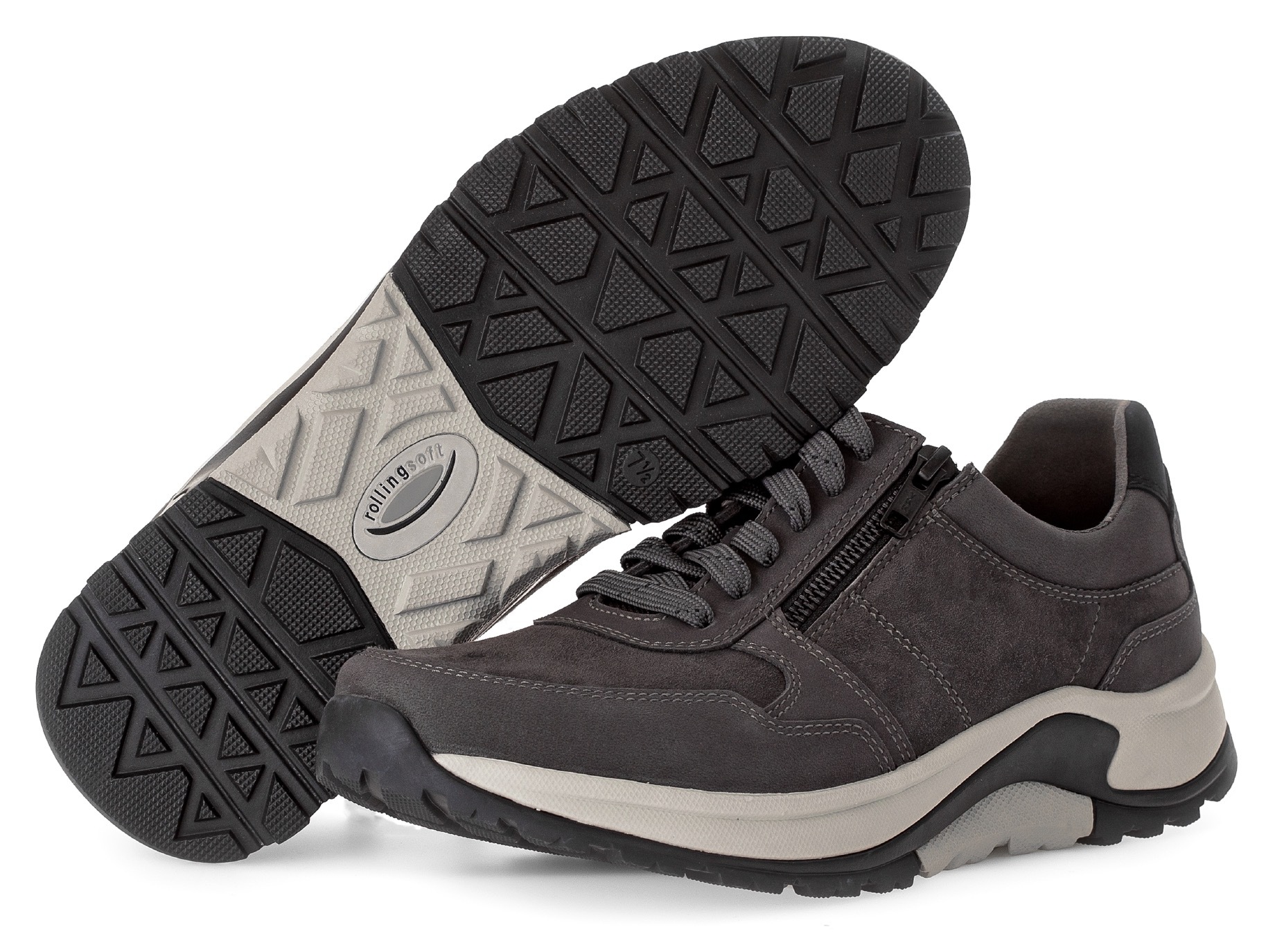 rollingsoft Keilsneaker  , Komfortschuh, Schnürschuh, Halbschuh in Weite G 1/2 (= weit)