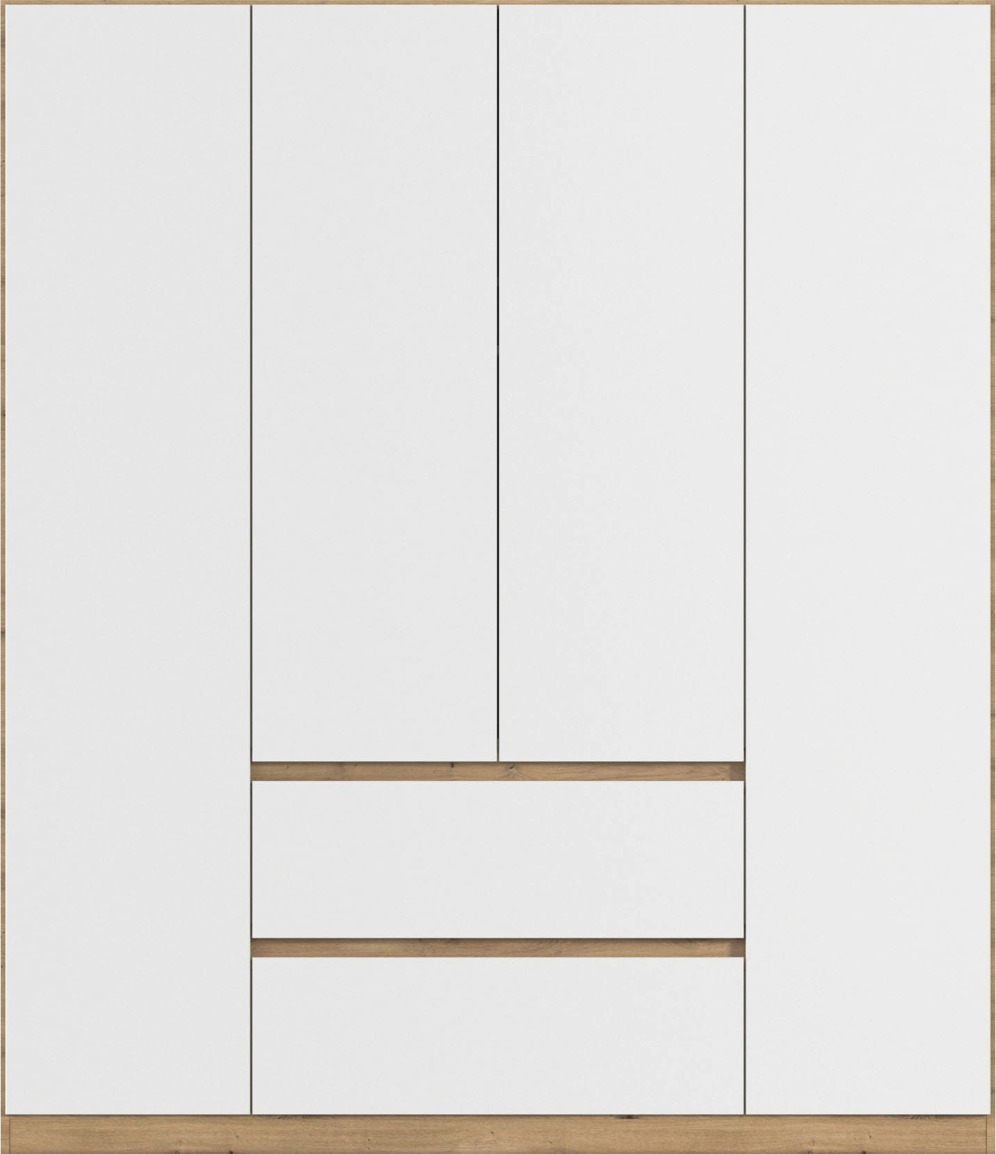 rauch Drehtürenschrank »Kleiderschrank Schrank Garderobe Garderobenschrank MAINZ«, grifflose Front, Außentüren mit Push-to-Open Funktion MADE IN GERMANY