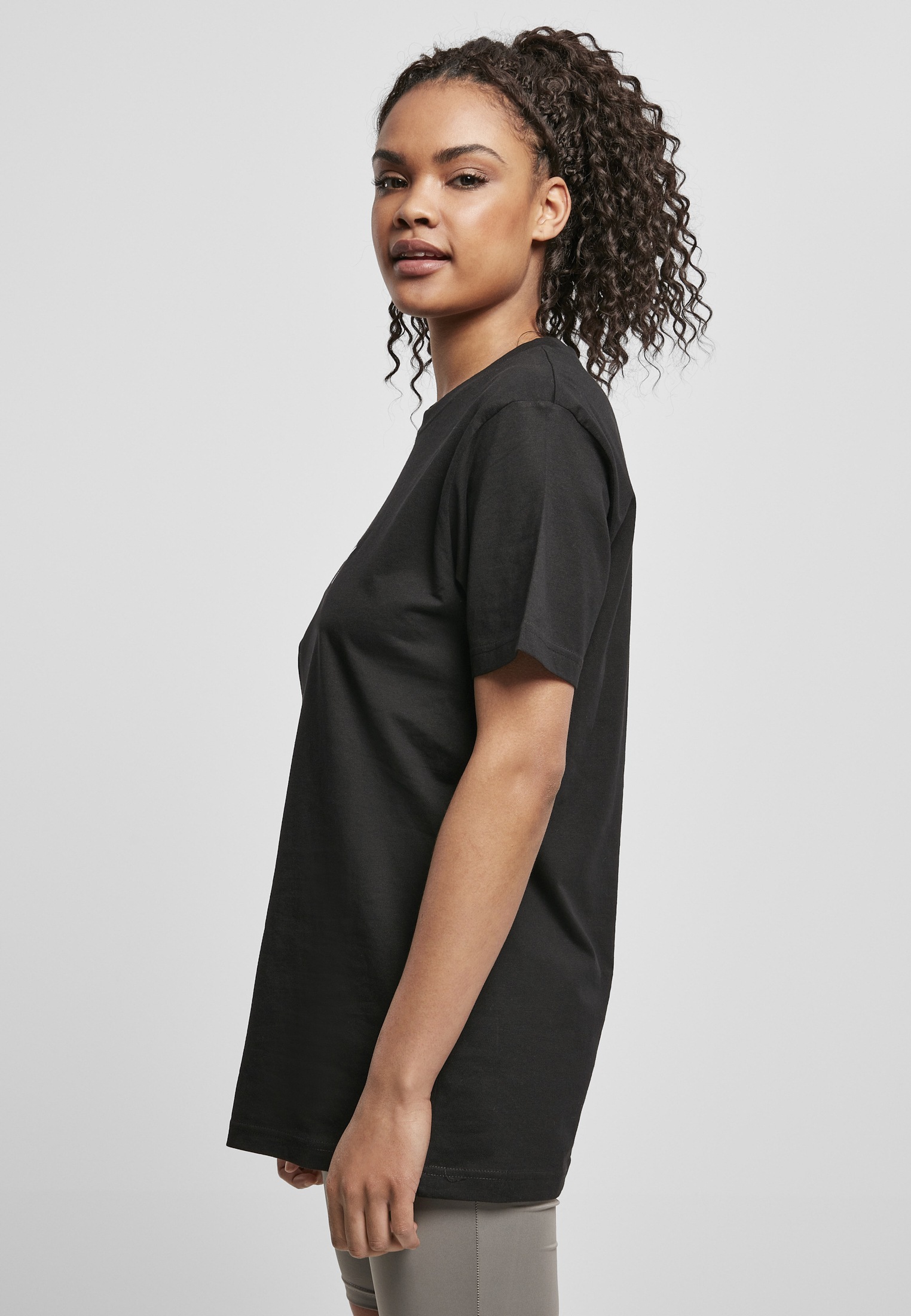 Upscale by Mister Tee Kurzarmshirt »Upscale by Mister Tee Damen Ladies Pray EMB Tee« 1 Stk.