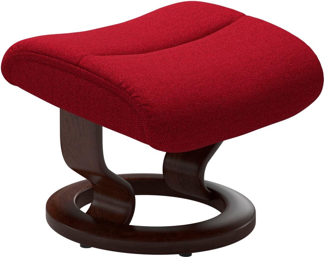 Stressless® Relaxsessel »View«, (Set, Relaxsessel mit Hocker), mit Classic Base, Größe M,Gestell Braun