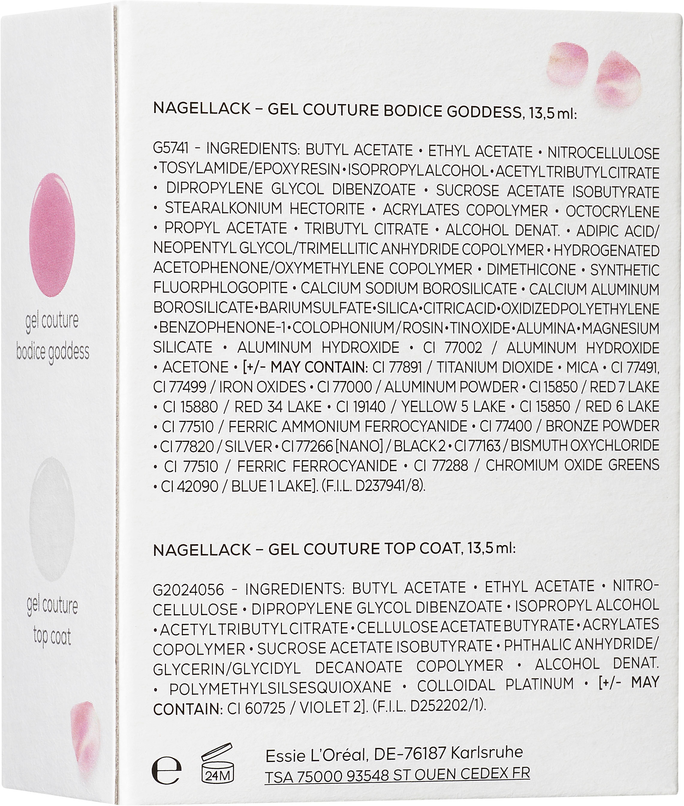 online Set« Nagellack-Set couture Routine »Nagellack bestellen gel essie