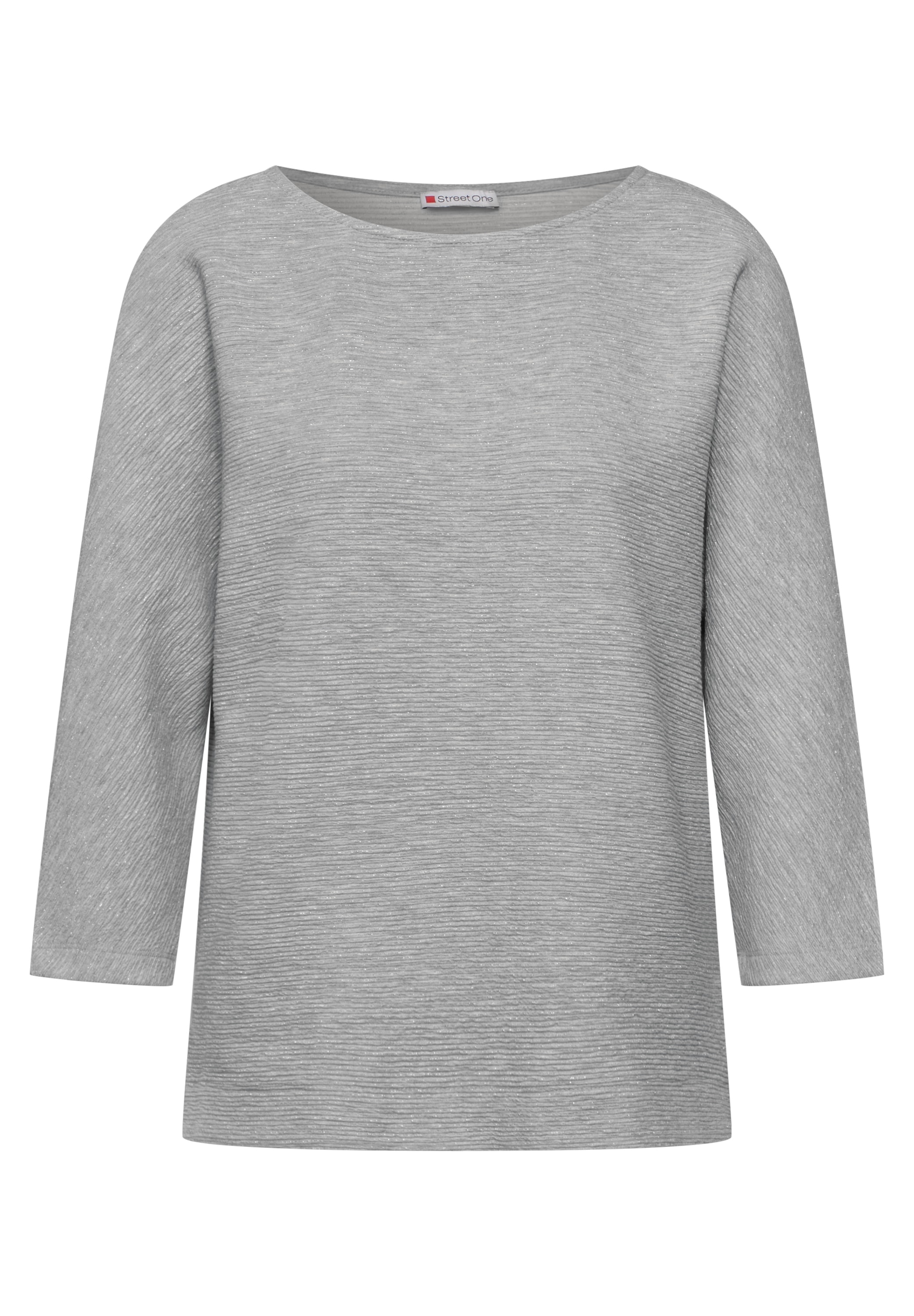STREET ONE 3/4-Arm-Shirt, mit feiner Struktur