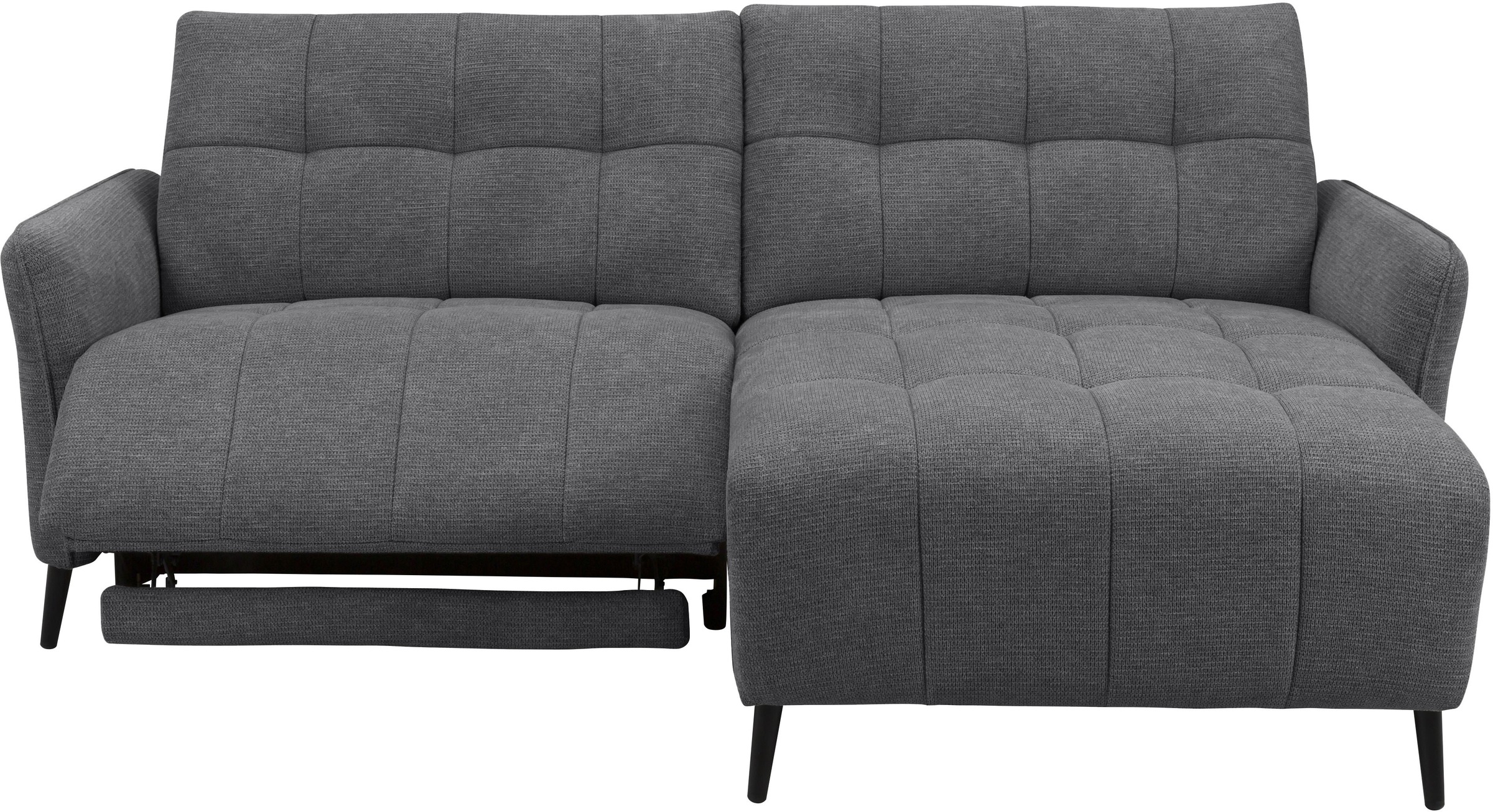 INOSIGN Ecksofa »DENIO 3-Sitzer, L-Form (Breite 209cm), elektr. Relaxfunktion, USB-A/C«, Liegefunktion durch Recliner, Federkernpolsterung