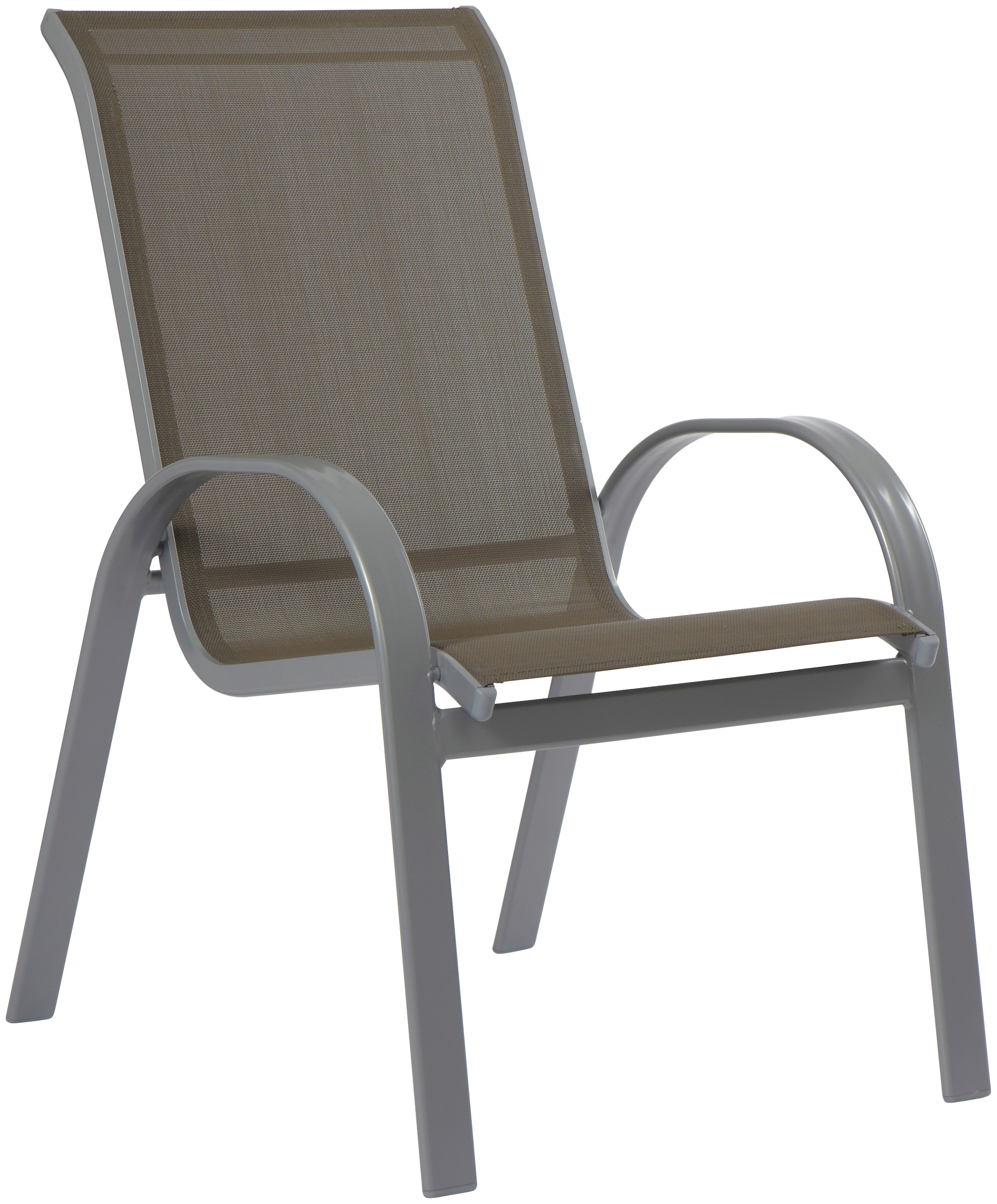 MERXX Garten-Essgruppe »Amalfi«, (5 tlg.), 4 Sessel, Tisch ausziehbar 90x120-180 cm, Alu/Textil