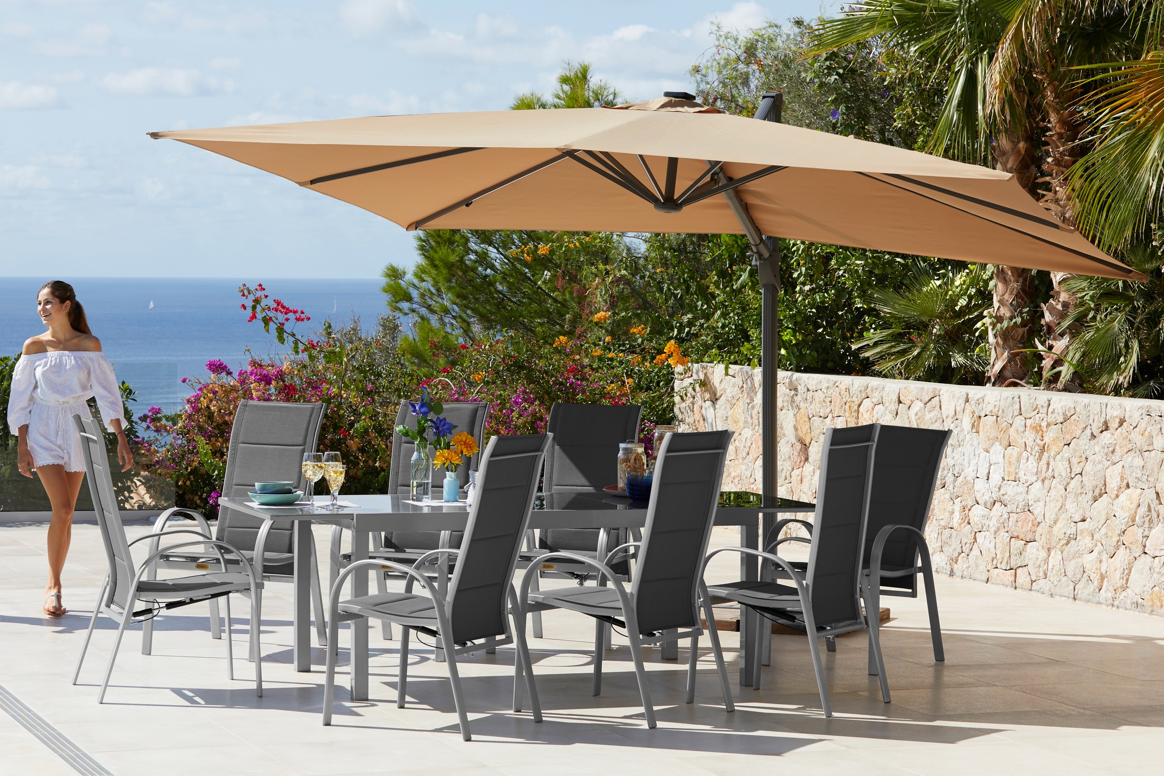 MERXX Garten-Essgruppe »Amalfi Deluxe« günstig online kaufen