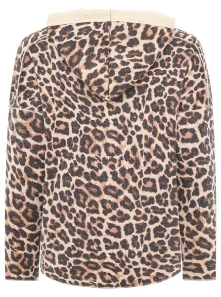 Zwillingsherz Hoodie »"Leo"«, mit Kapuze und Leoprint