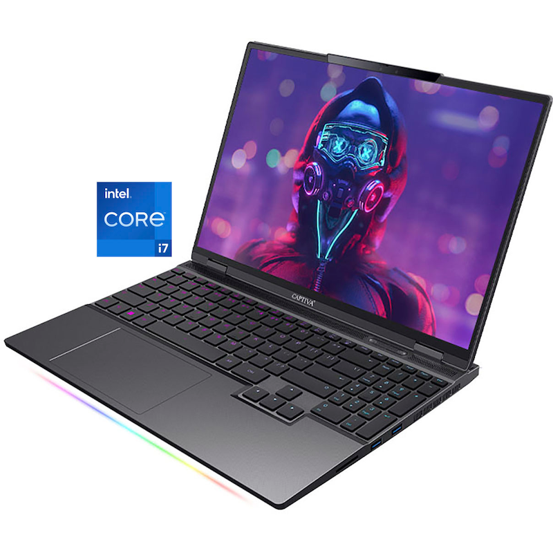 CAPTIVA Gaming-Notebook »Advanced Gaming I87-895UK« ohne Windows, Englisches Tastatur Layout