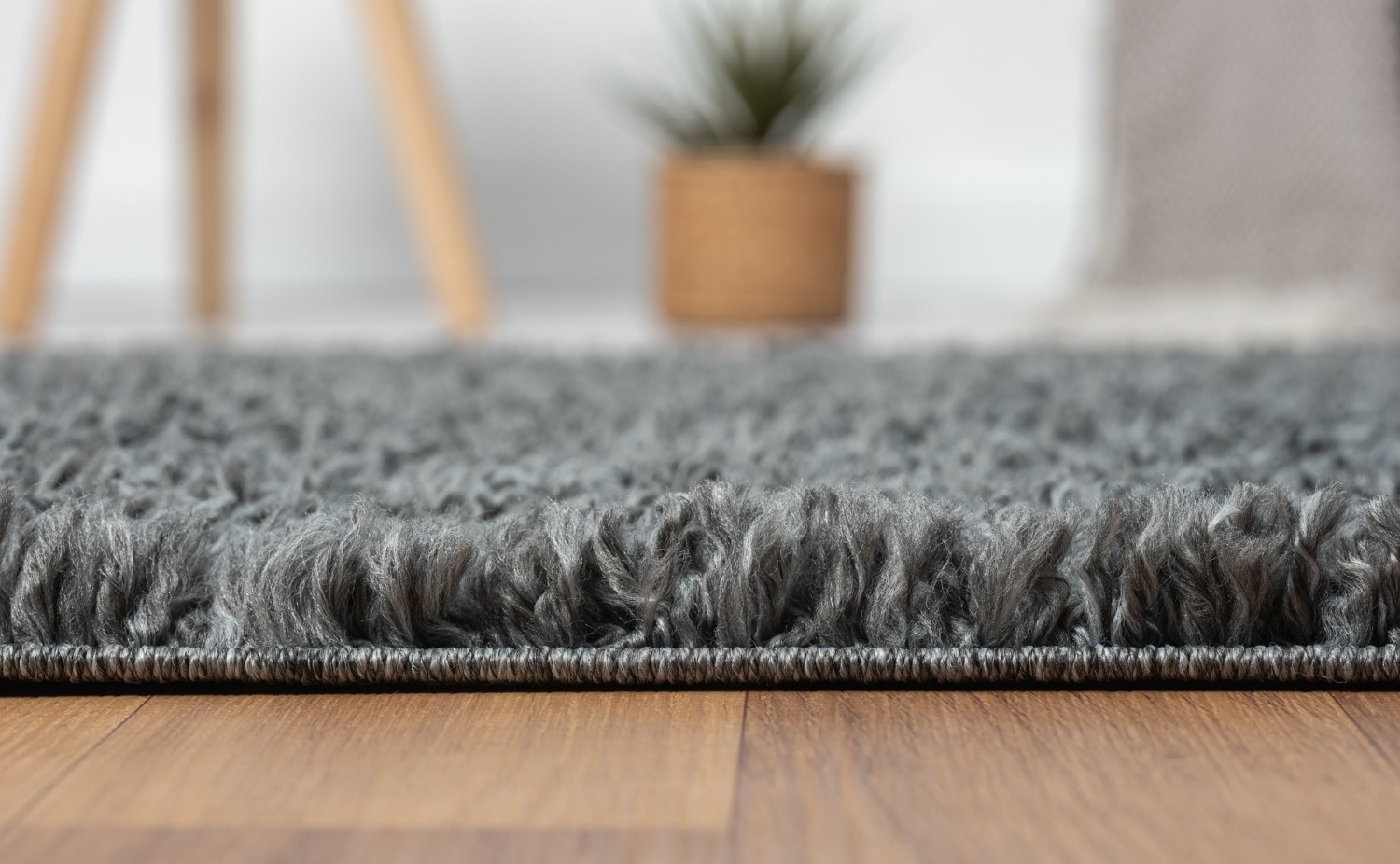 my home Hochflor-Teppich »Banji«, rechteckig, 37 mm Höhe, Uni Farben, weich und flauschig, auch als Läufer & in rund erhältlich