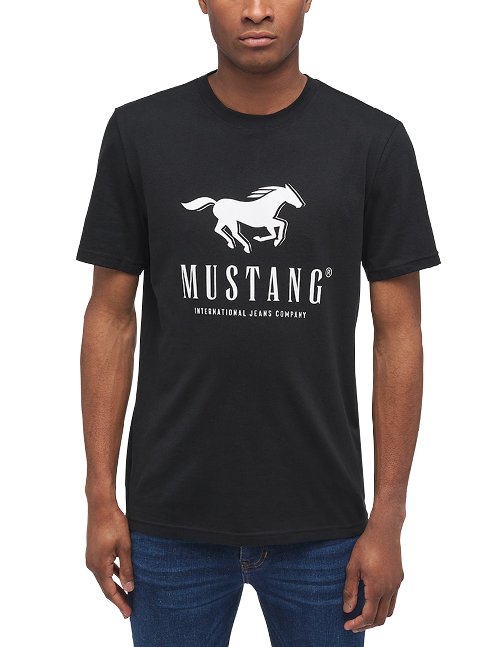 MUSTANG T-Shirt »Mustang T-Shirt Mustang bestellen Print-Shirt Print-Shirt«, online