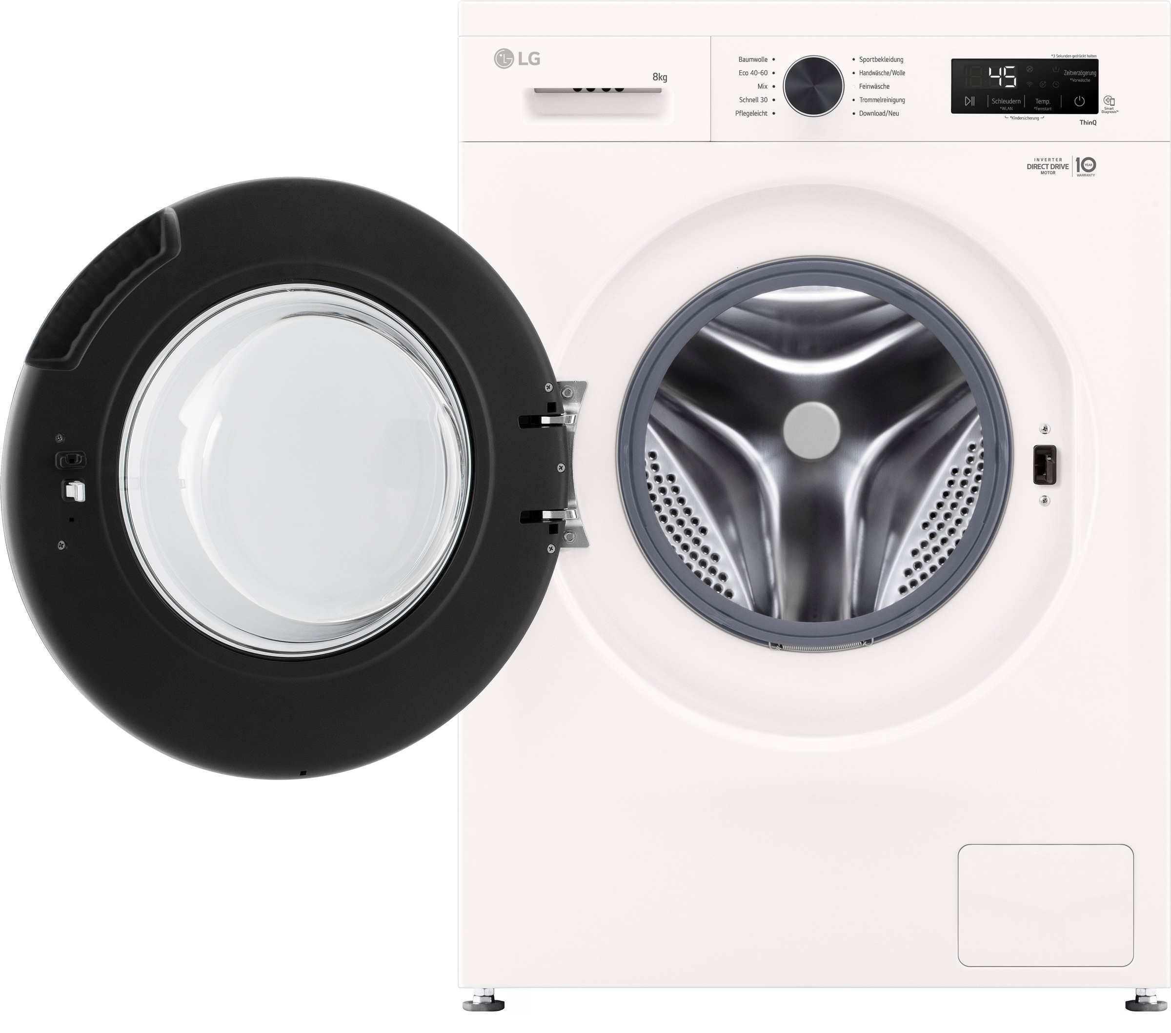 LG Waschmaschine VB »F4WB308Y«, 8 kg, 1400 U/min