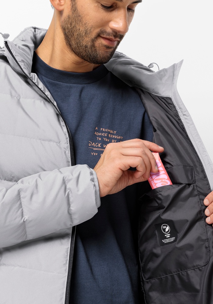 Jack Wolfskin Daunenjacke »COLONIUS JKT M«, mit Kapuze