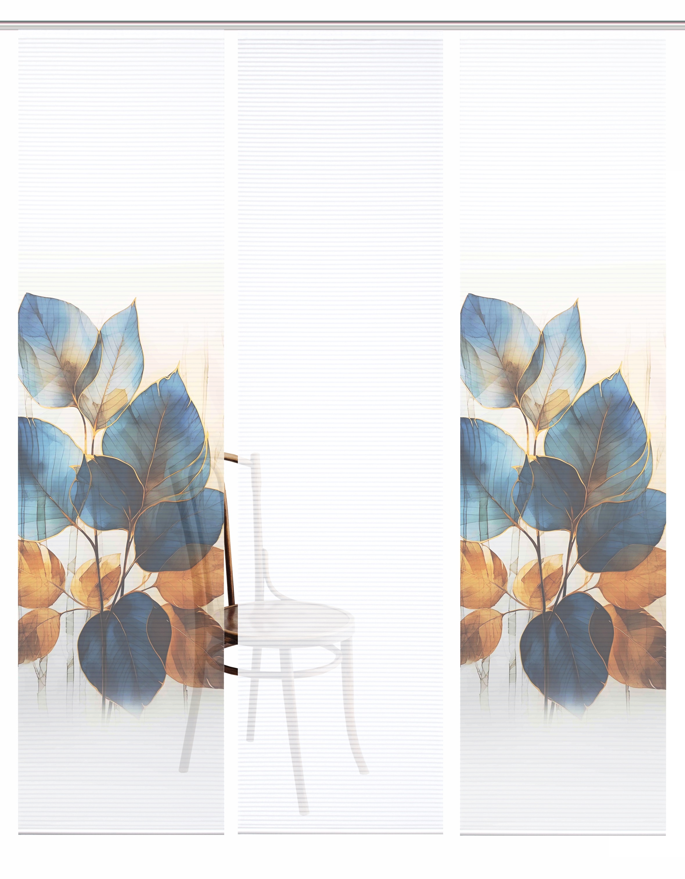 HOME in green Schiebegardine »THALIN« Paneelwagen 3 Stk. tlg. Bambusoptik, günstig online kaufen