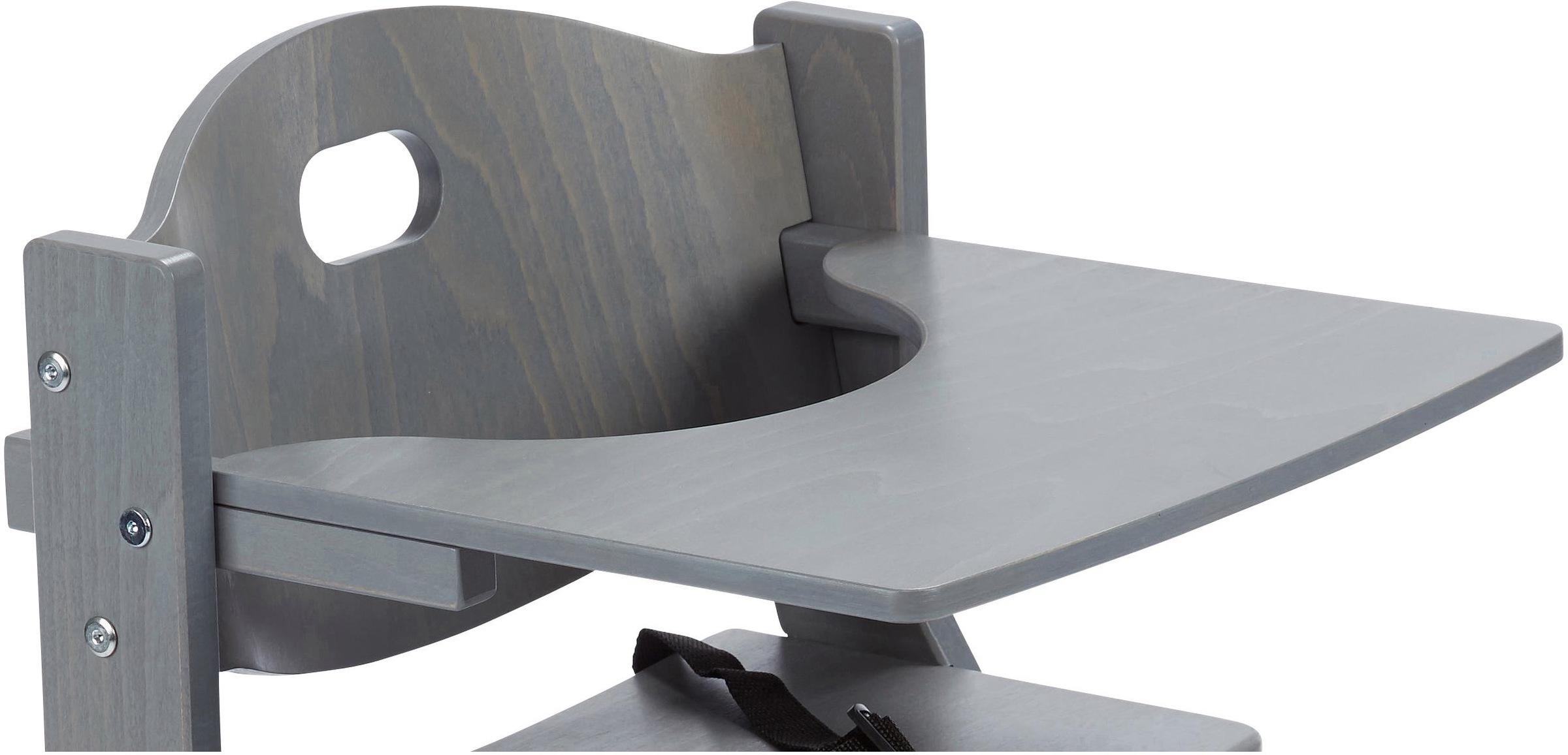 tiSsi® Hochstuhltablett »Ablagebrett aus Holz für Hochstuhl, Grau«, für den günstig online kaufen