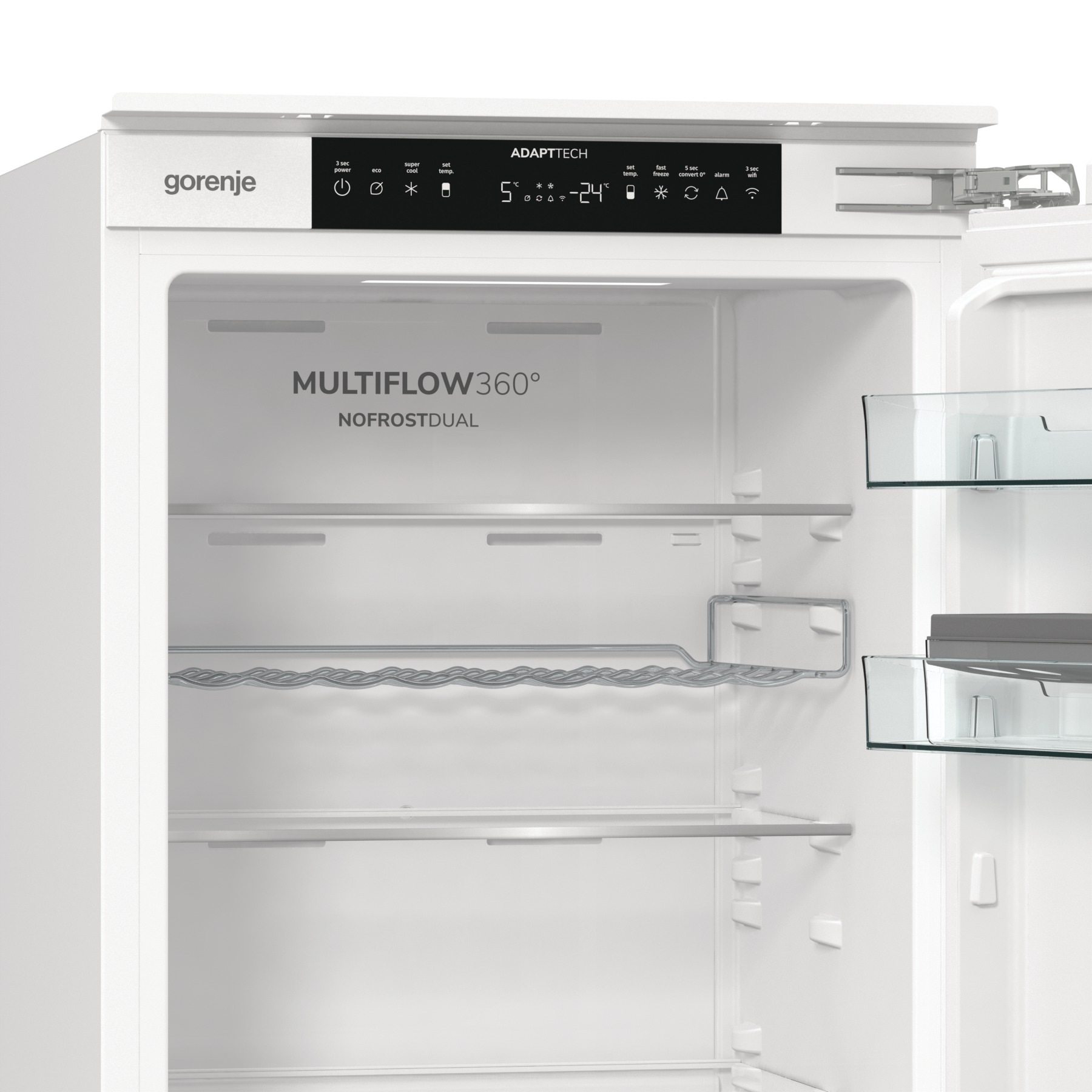 GORENJE Einbaukühlgefrierkombination »NRKI517C62WF« günstig online kaufen