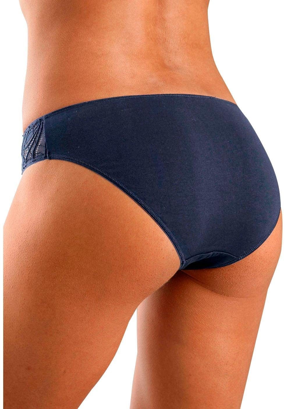 Vivance Bikinislip, (5er-Pack), aus elastischer Baumwoll-Qualität