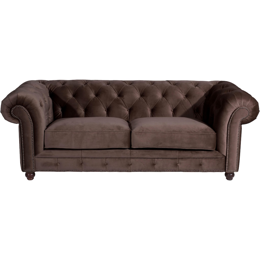 Max Winzer® Chesterfield-Sofa »Old England«, im Retrolook, Breite 218 cm