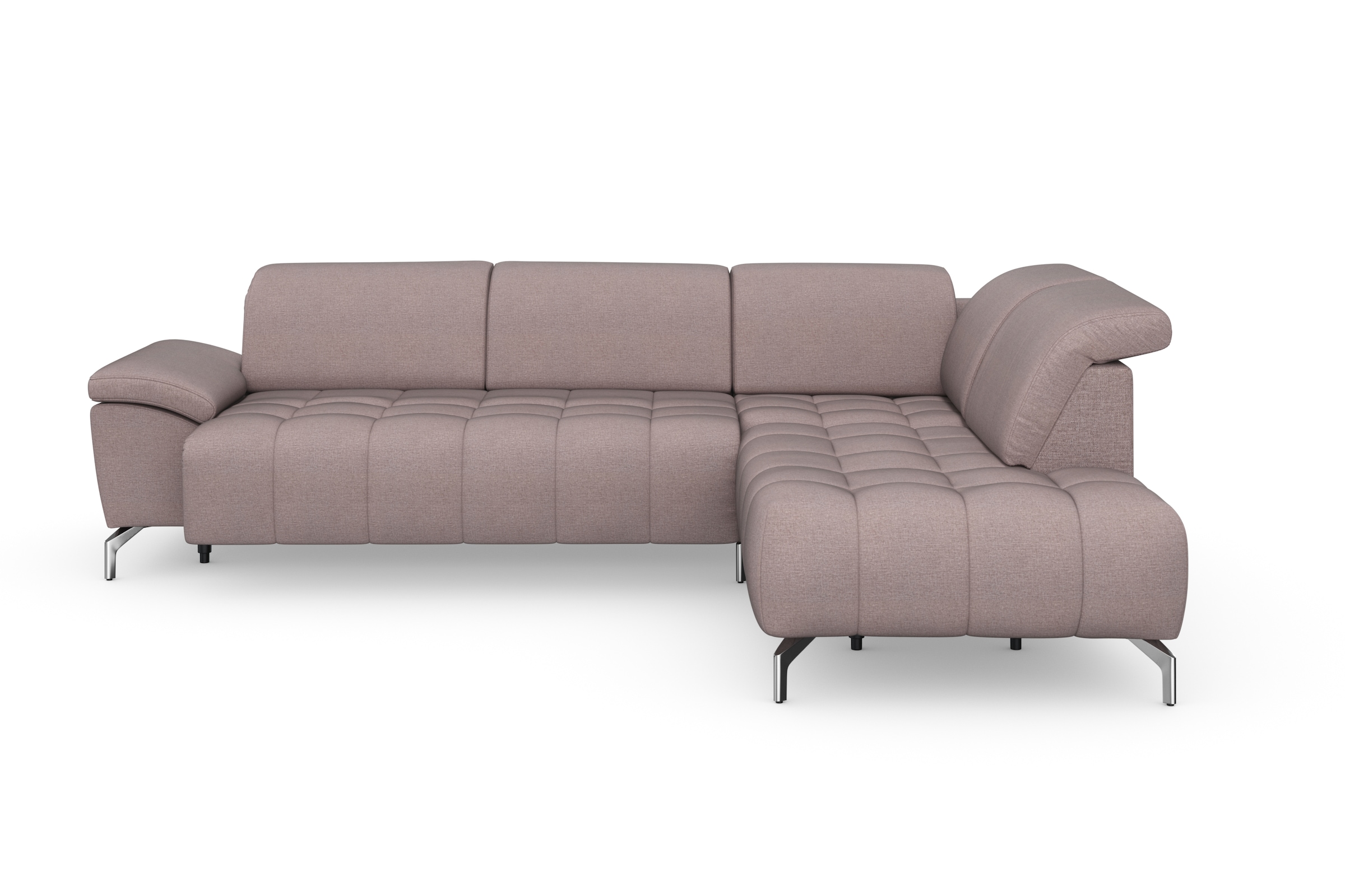 sit&more Ecksofa »Cool L-Form«, wahlweise mit Kopfteilverstellung und Vorzi günstig online kaufen
