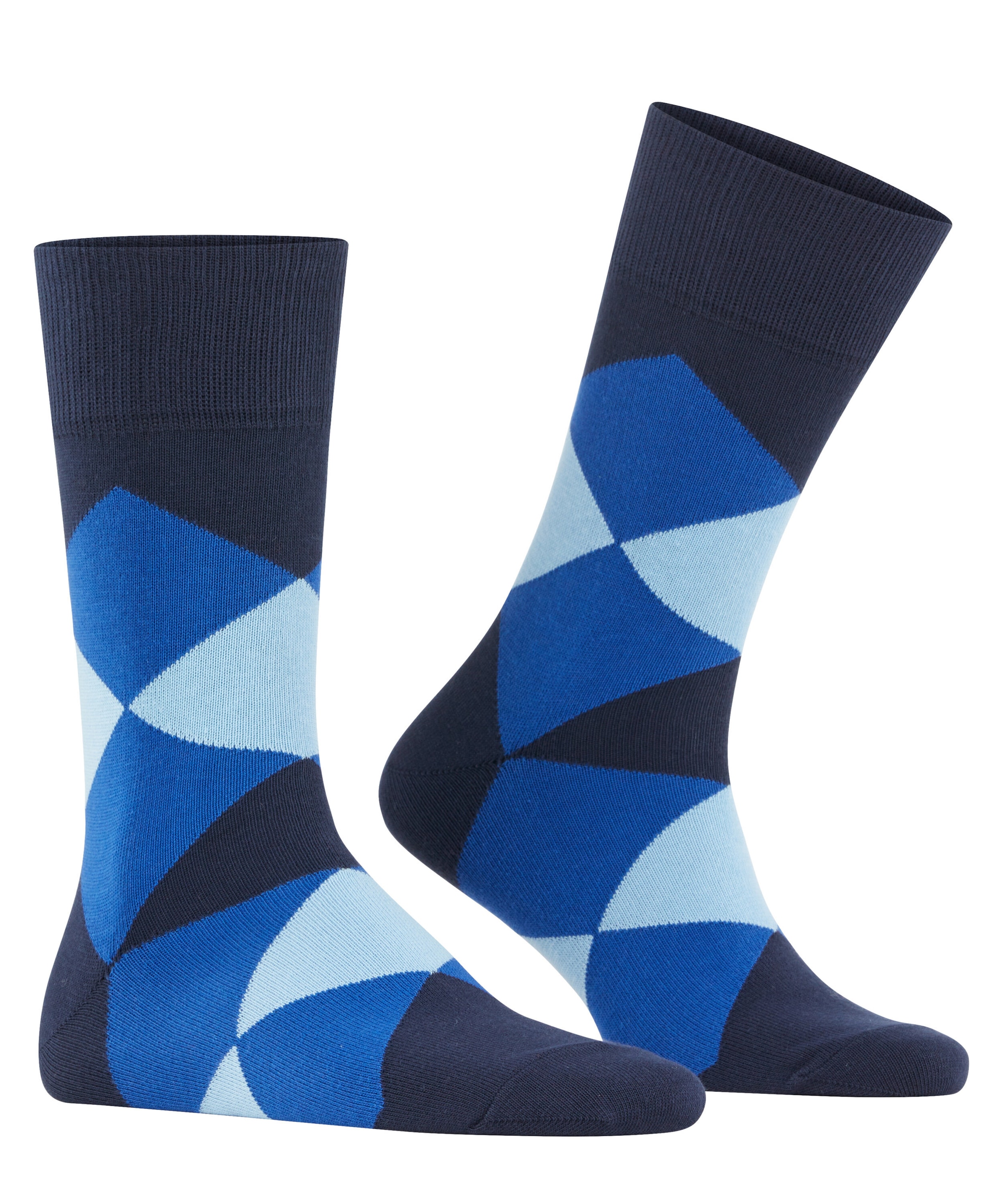 Burlington Socken »Clyde« Einheitsgröße 40-46, modernes Argyle-Muster, Burlington-Clip