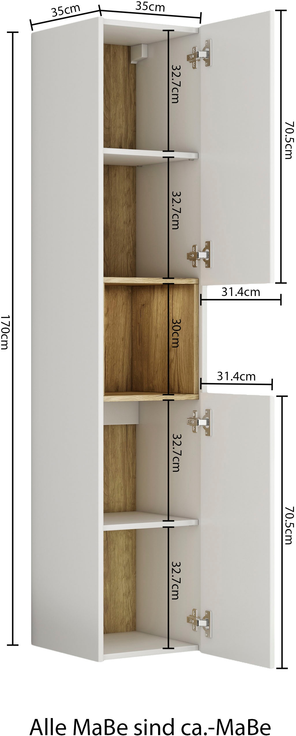 welltime Hochschrank »VALENCIA«