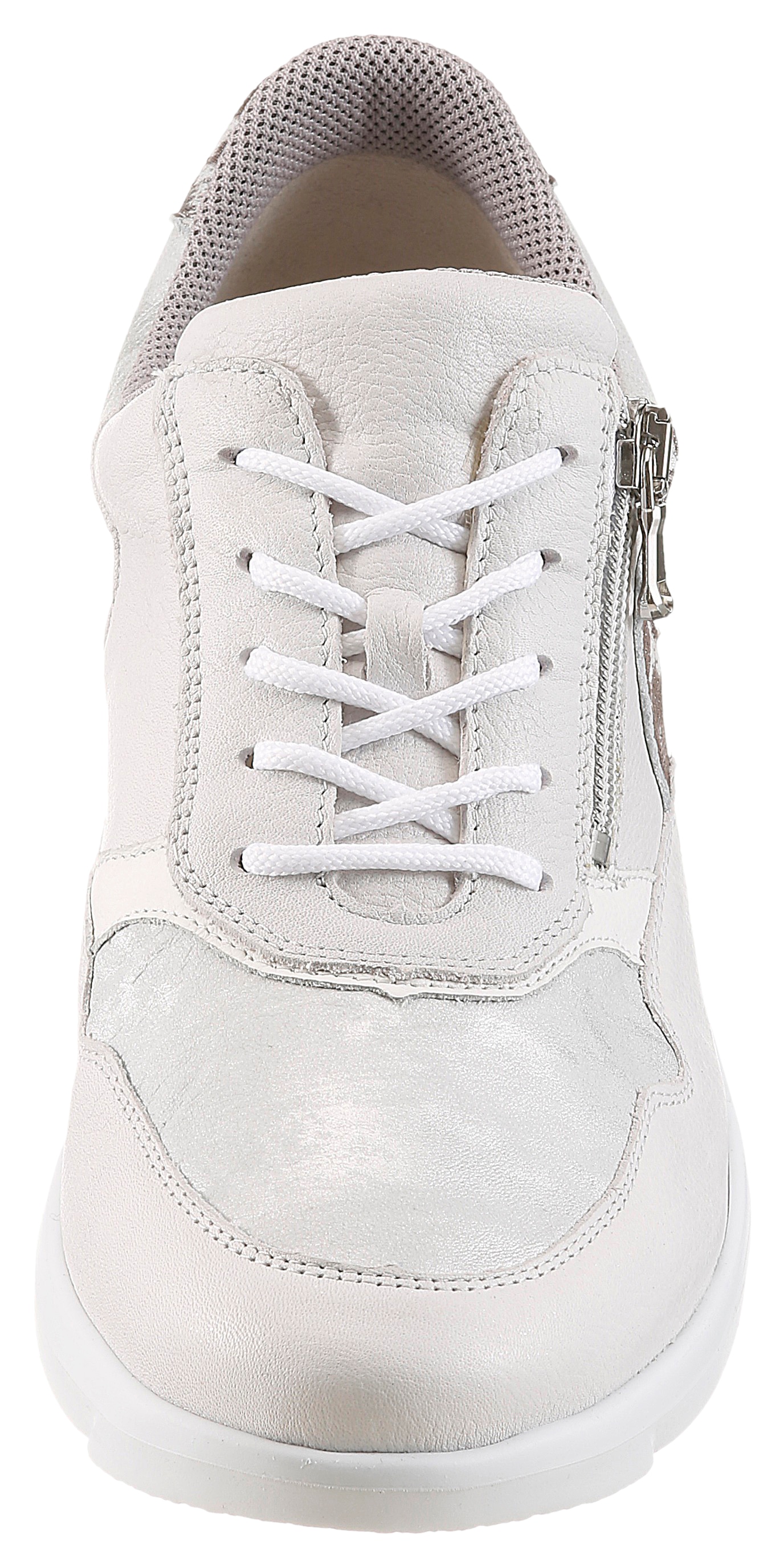 Waldläufer Sneaker »K-FUNKY«  Schnürschuh, Komfortschuh mit seitlichem Reißverschluss, K-Weite