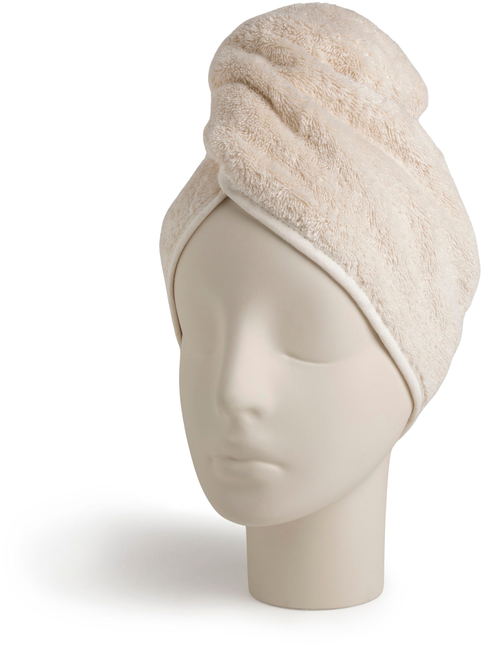 Möve Turban-Handtuch, (1 St.), aus 100% naturbelassener ungebleichter Baumw günstig online kaufen