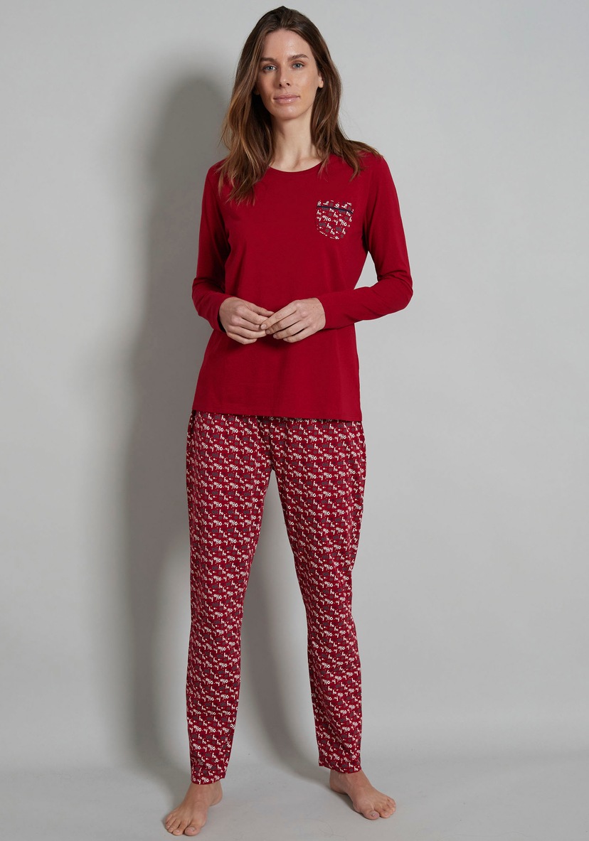 Triumph Schlafanzug, aus kaufen Capri-Pyjama online reiner (Set, Baumwolle tlg.), 2