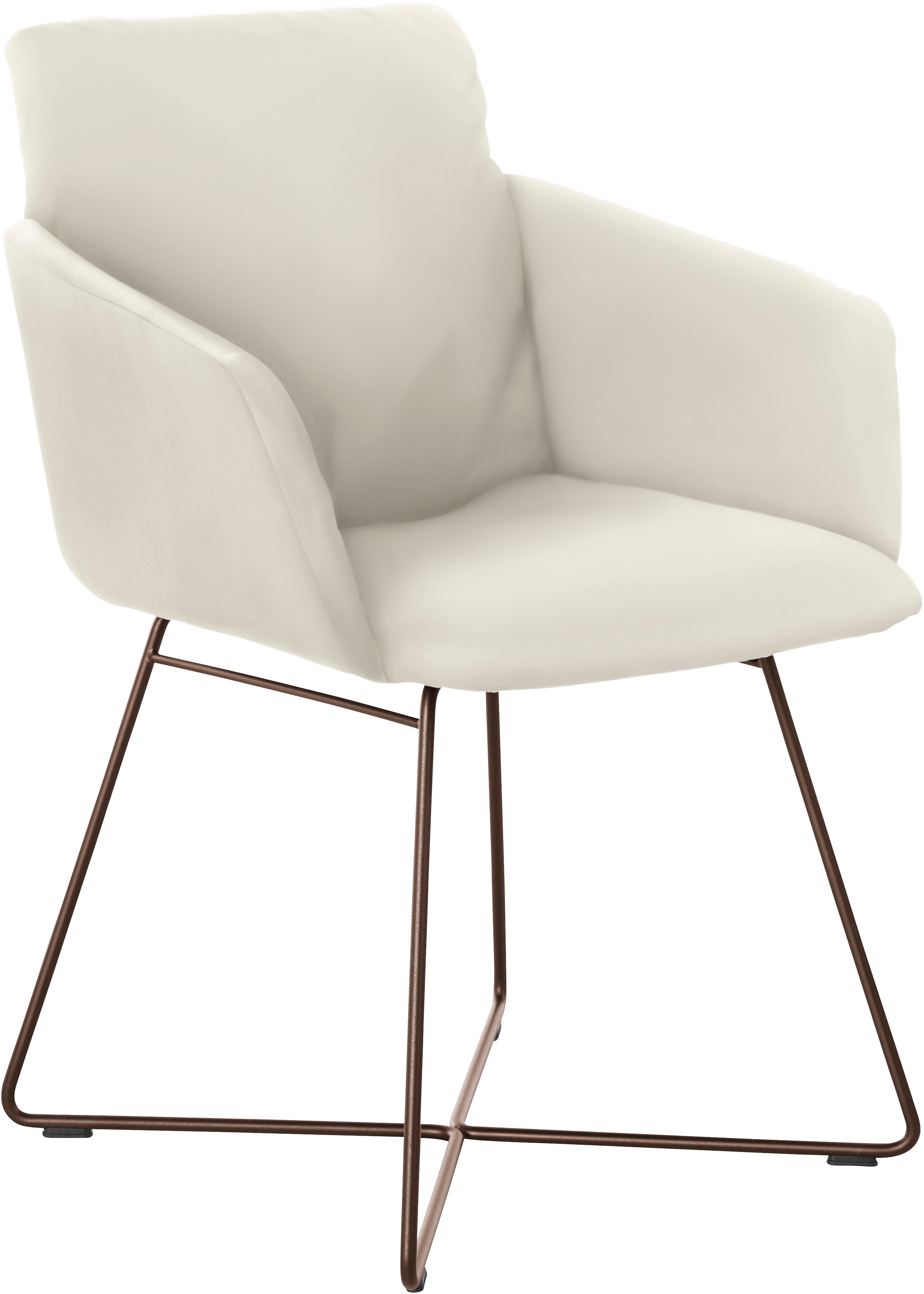 W.SCHILLIG Armlehnstuhl »jakob« () mit Drahtrohrgestell in Bronze pulverbes günstig online kaufen