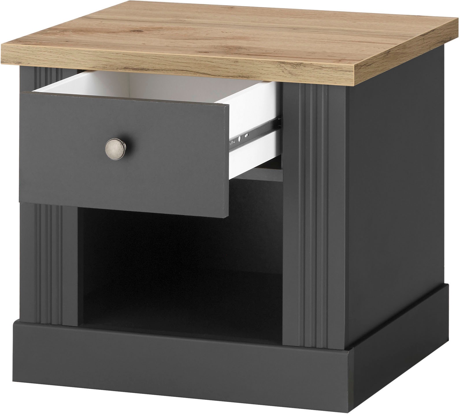 OTTO home Schlafzimmer-Set »Westminster« beinhaltet 1 Bett, Kleiderschrank 2-türig und 1 Nachtkommode