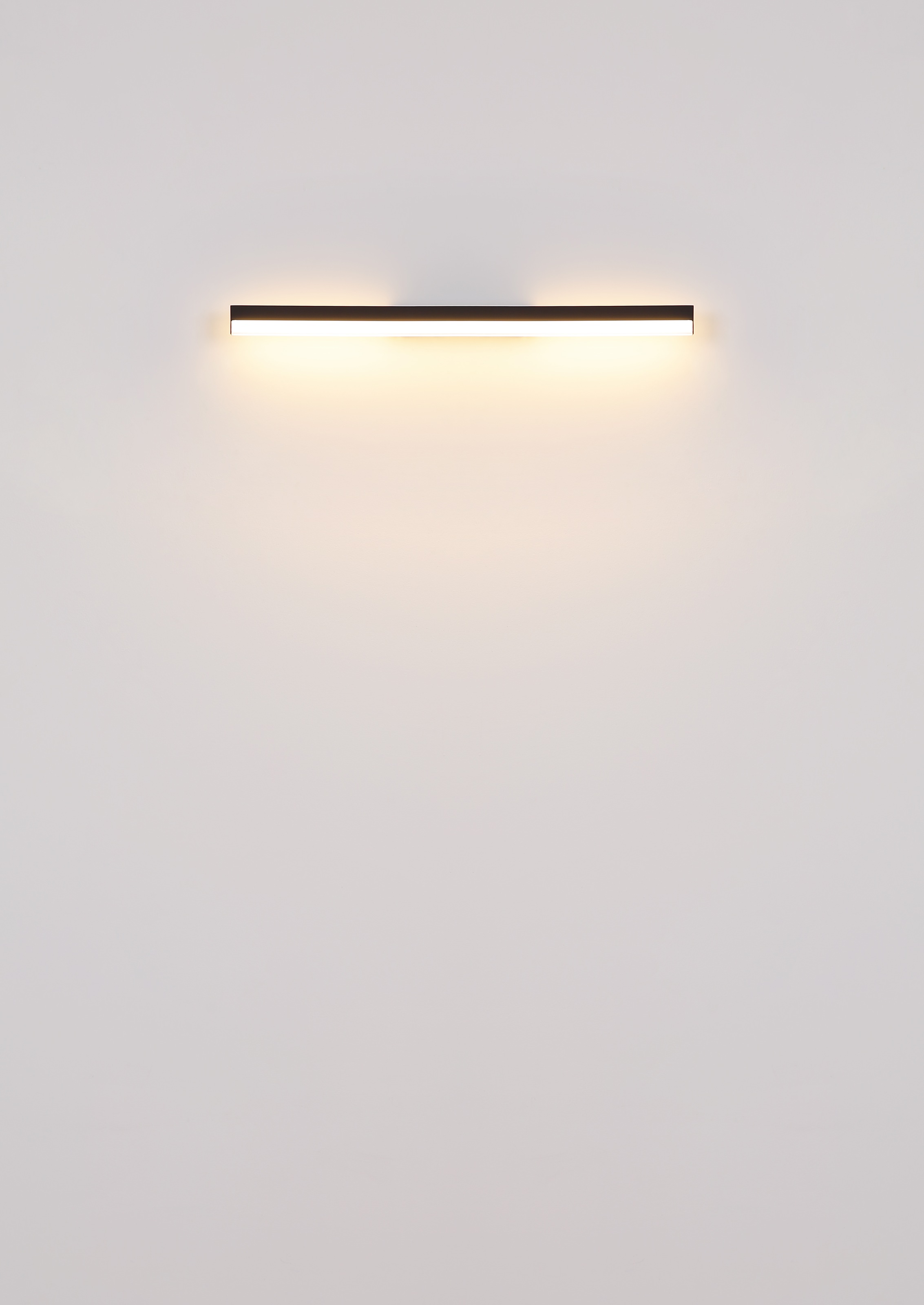 GLOBO LIGHTING LED Wandleuchte »SALLO«, Leuchtmittel LED-Modul | LED fest integriert, Wandlampe/schwarz/3000K/6000K/Stufenschalter/opal/Wohnzimmer/Flur