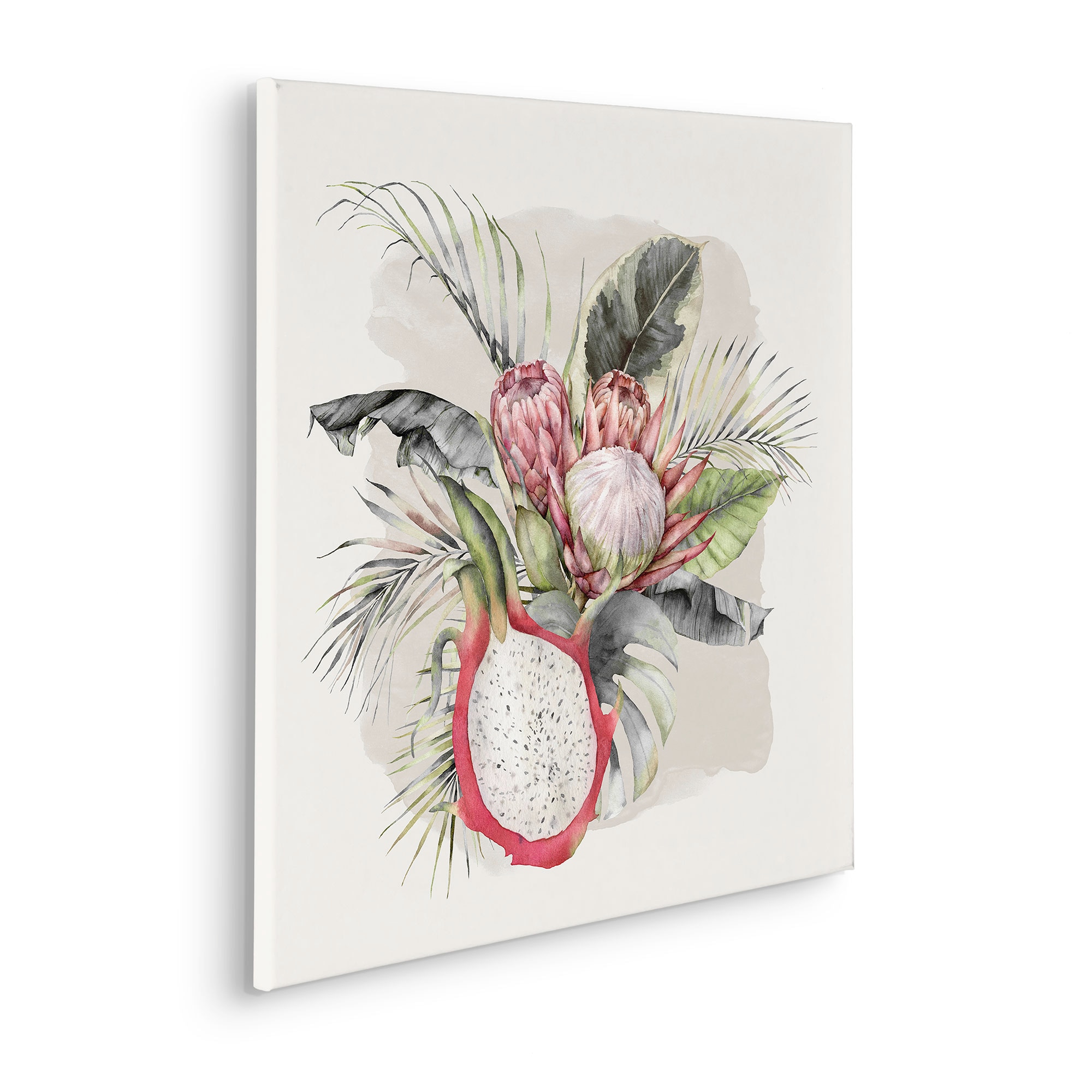 Komar Leinwandbild »Sweet Pitaya - Größe 60 x 60 cm«, Natur, (1 St.), Keilrahmenbild mi Echtholzrahmen