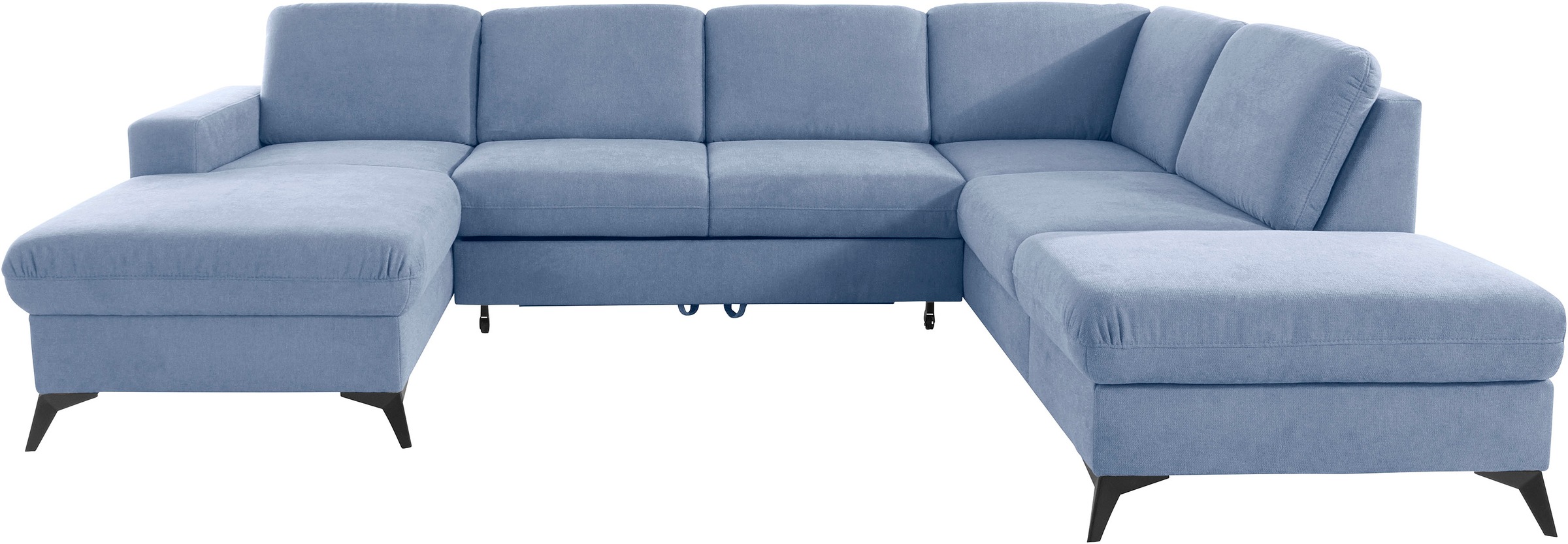 Home affaire Wohnlandschaft »Lolland U-Form« Wahlweise mit Bettfunktion und günstig online kaufen