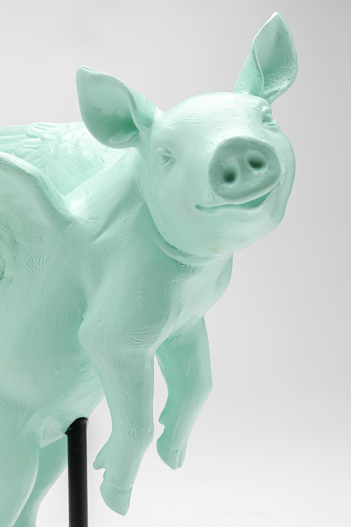 Kare Design Dekofigur »Deko Figur Flying Pig Türkis 29cm«