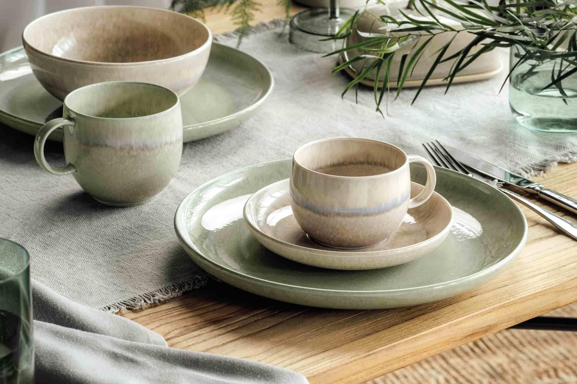 like. by Villeroy & Boch Tasse »Kaffeetassen Perlemor Alga 190 ml 6er Set grün«