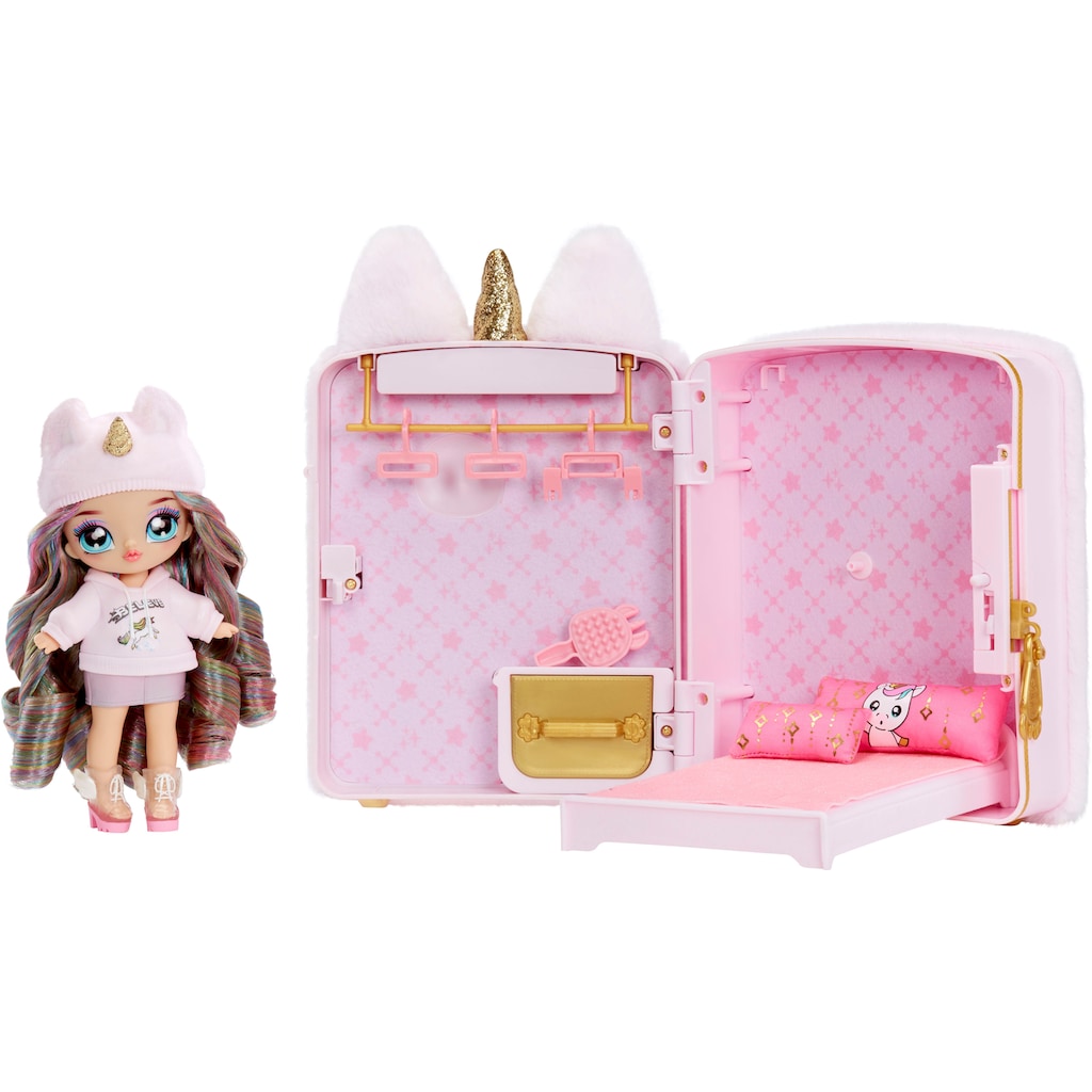 MGA ENTERTAINMENT Puppenmöbel »3in1 Backpack Bedroom Unicorn Playset- Britney Sparkles«